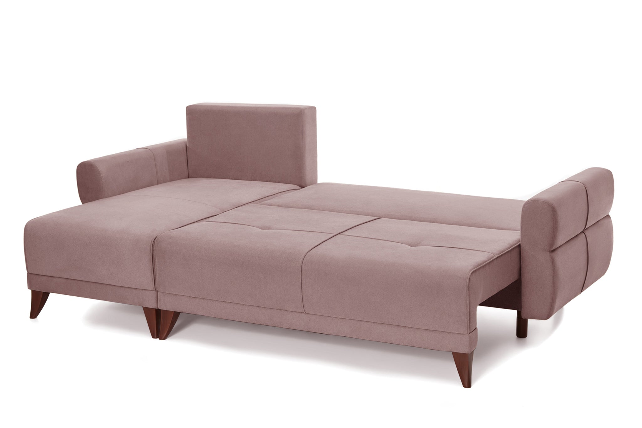 Coltar Extensibil 3 locuri Larin, cu lada de depozitare, 235x90x100 cm - Prestigehome.ro - Coltar - Prestige - #color_roz-flamingo-enjoy