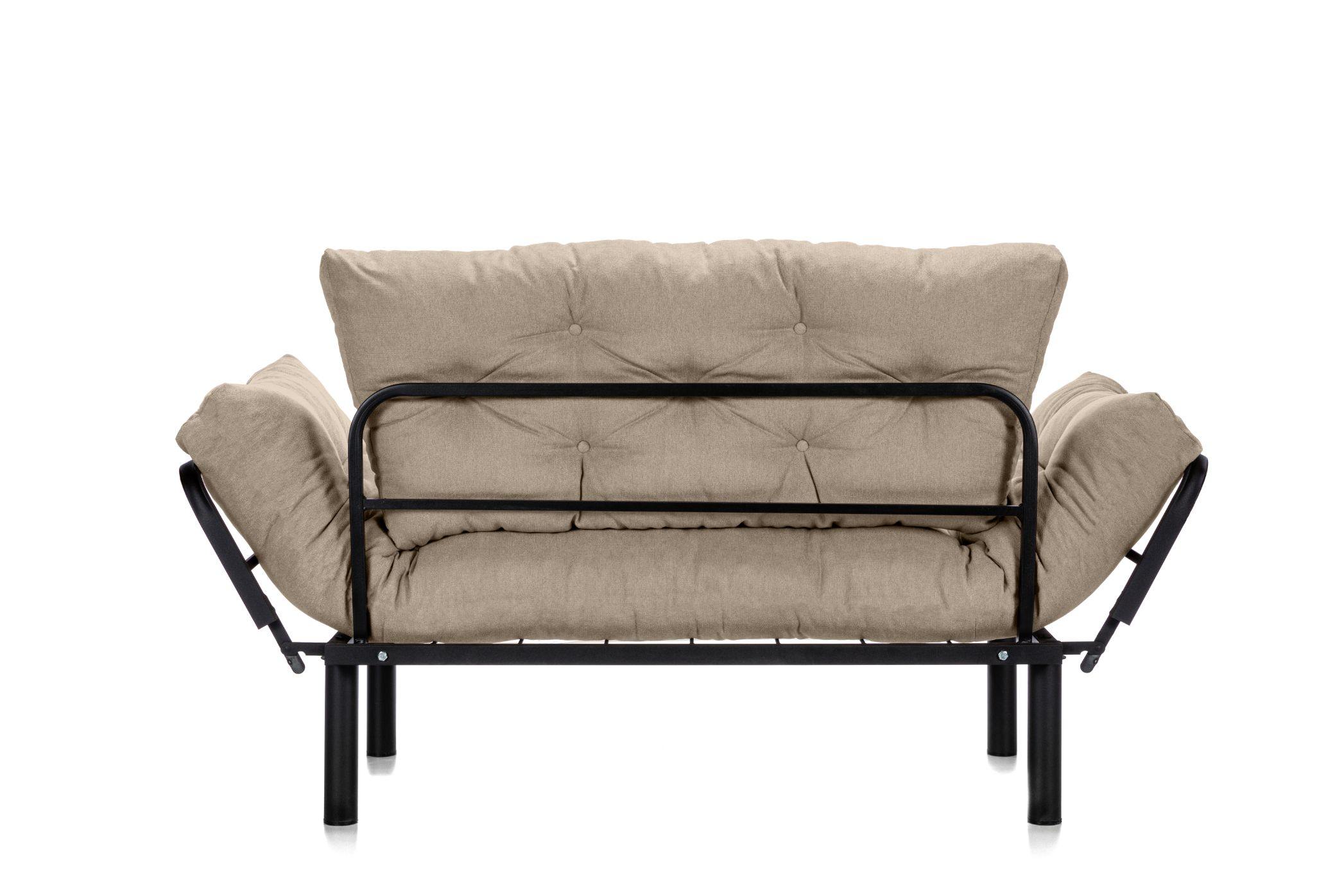 Canapea Extensibila 2 locuri SUNNY, pentru terasa, 155X70X85 cm, prestigehome.ro, Prestige Home, Prestige, balcon, gradina mobila, #color_bej-enjoy