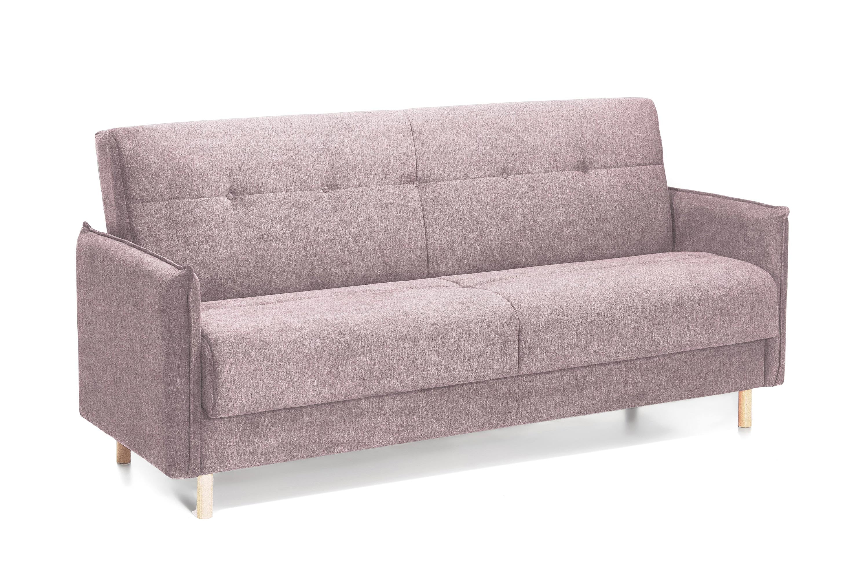 Canapea Extensibila 3 locuri Stone, cu lada de depozitare, 210x70x98 cm- Prestigehome.ro - Canapea - Prestige - #color_aston-Roz