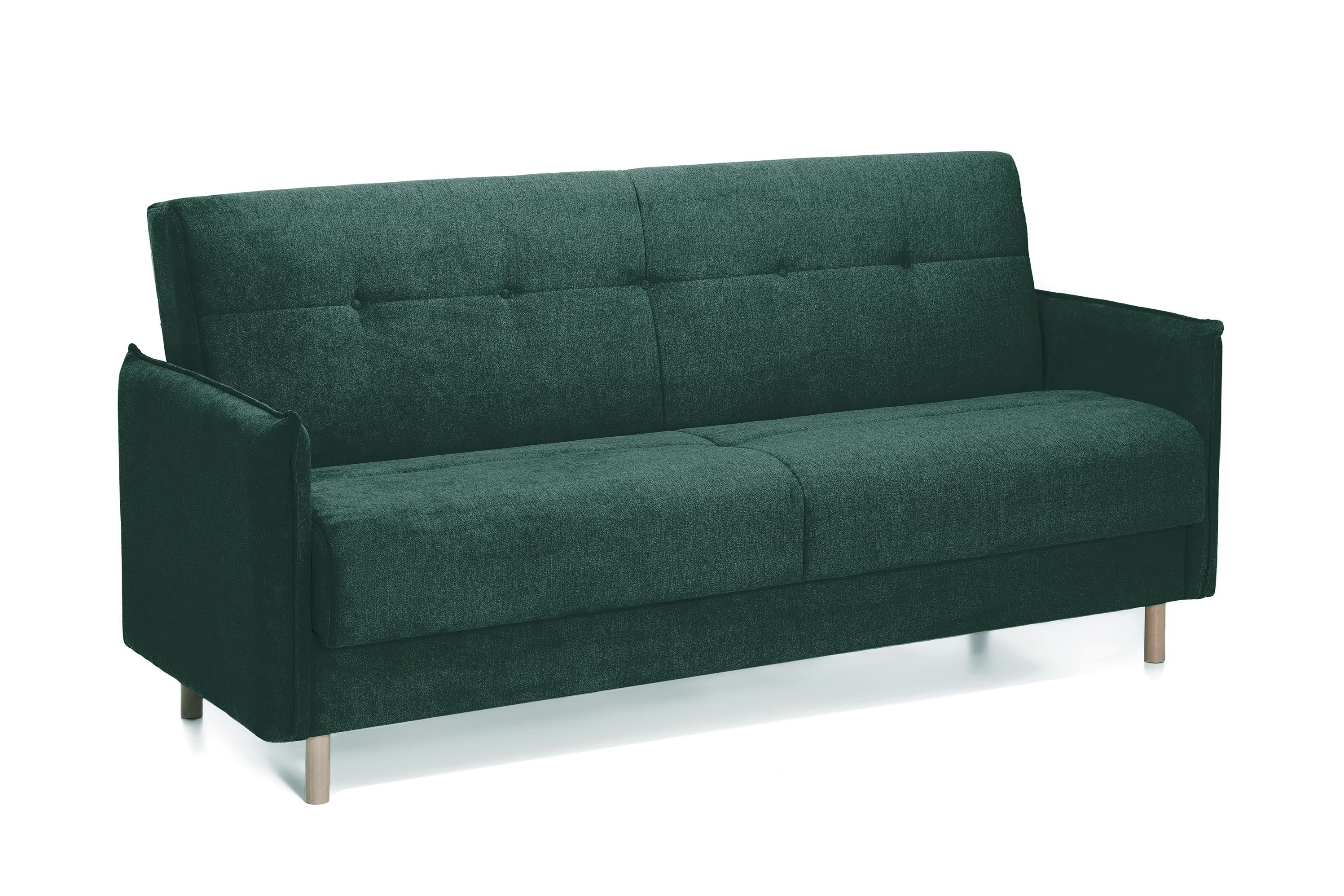 Canapea Extensibila 3 locuri Stone, cu lada de depozitare, 210x70x98 cm- Prestigehome.ro - Canapea - Prestige - #color_aston-Verde