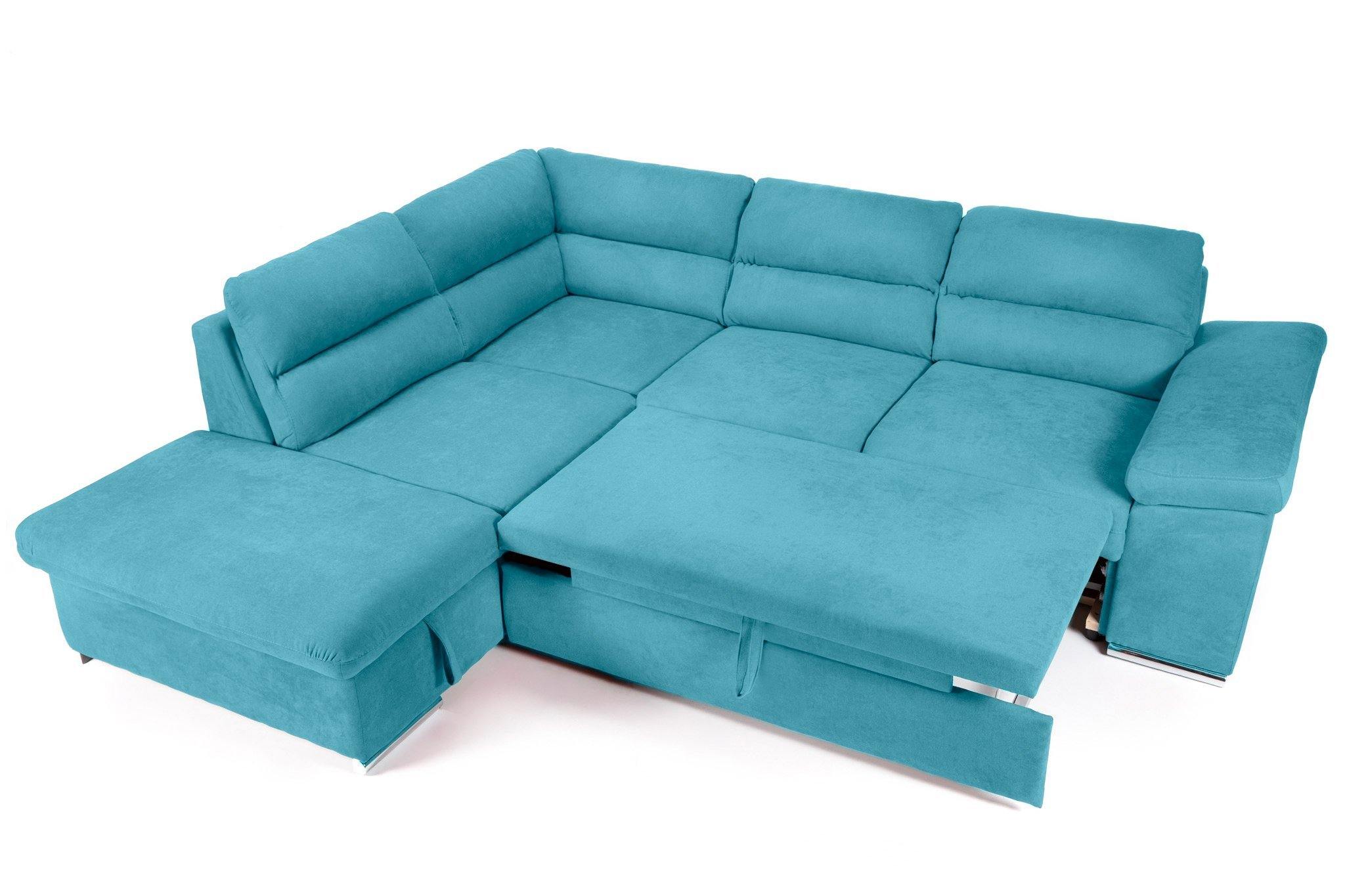 Coltar Extensibil ALONSO, cu lada de depozitare, variante stanga/dreapta 265x220x85 cm, Rosu - Prestigehome.ro - Coltare - Prestige - #variante coltar_stanga #color_turcoaz-enjoy