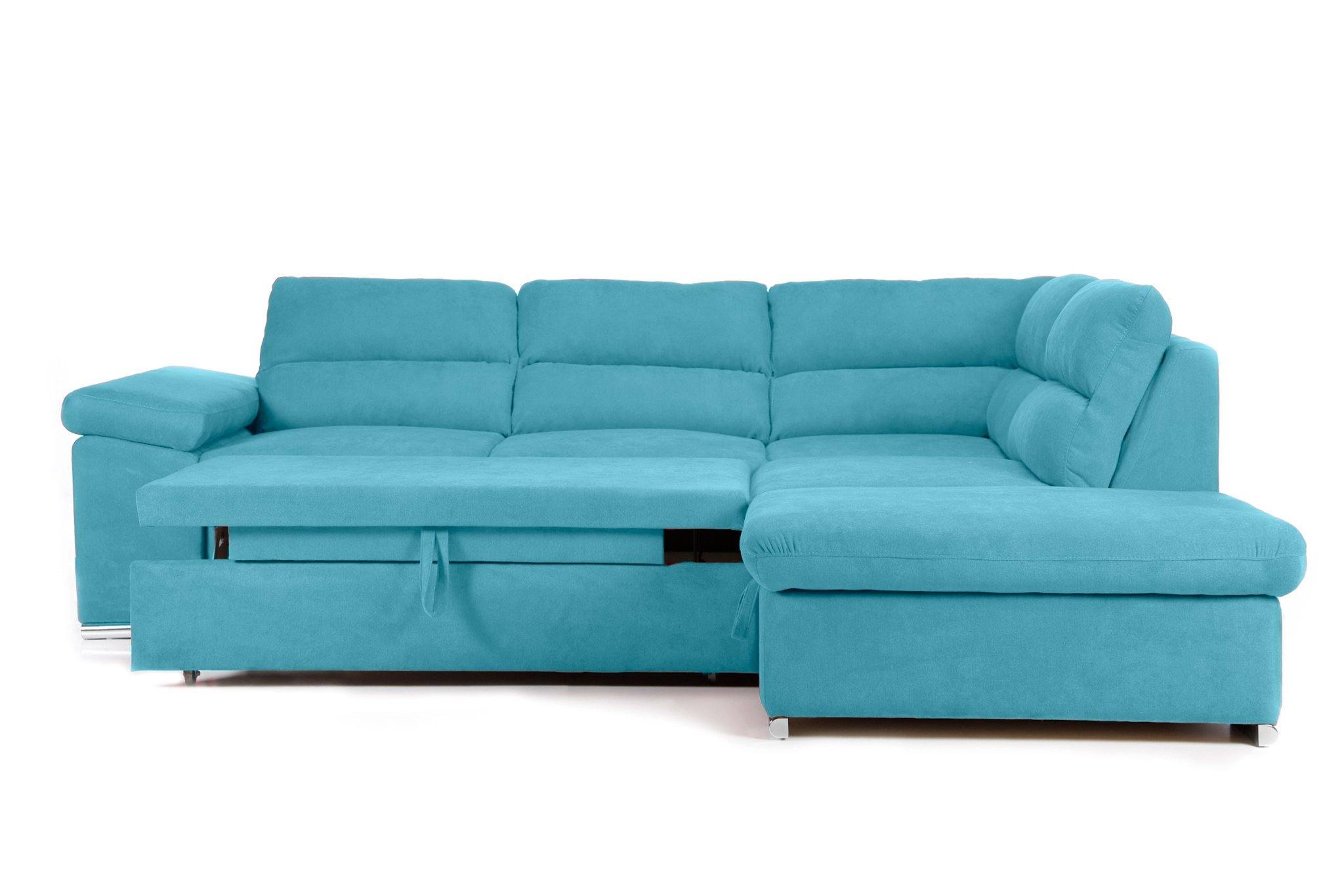 Coltar Extensibil ALONSO, cu lada de depozitare, variante stanga/dreapta 265x220x85 cm, Rosu - Prestigehome.ro - Coltare - Prestige - #variante coltar_dreapta #color_turcoaz-enjoy