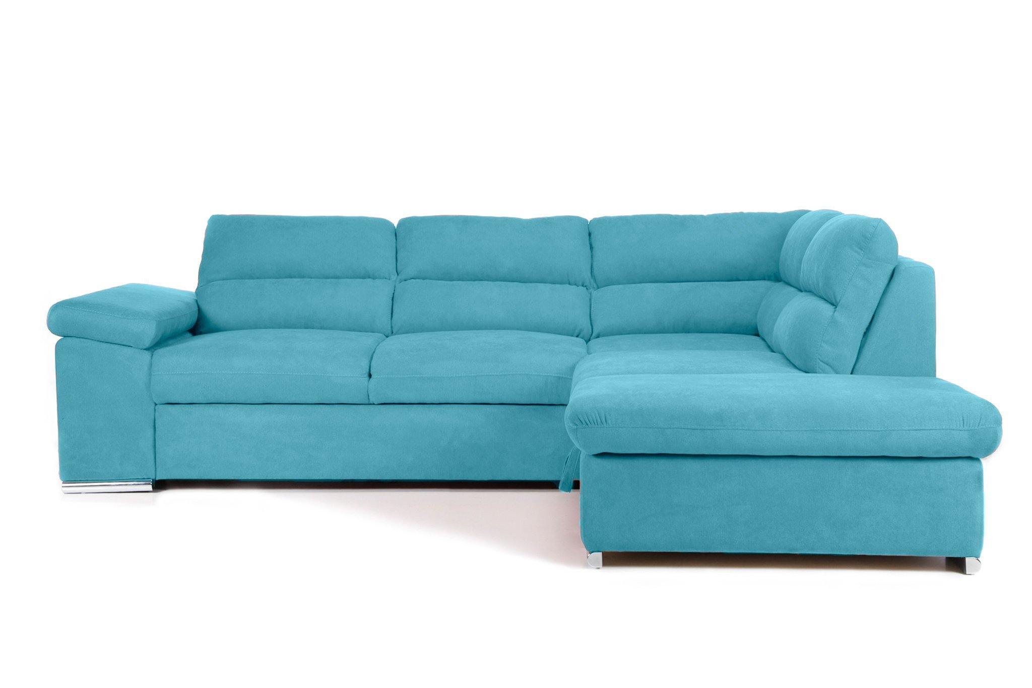 Coltar Extensibil ALONSO, cu lada de depozitare, variante stanga/dreapta 265x220x85 cm, Rosu - Prestigehome.ro - Coltare - Prestige - #variante coltar_dreapta #color_turcoaz-enjoy