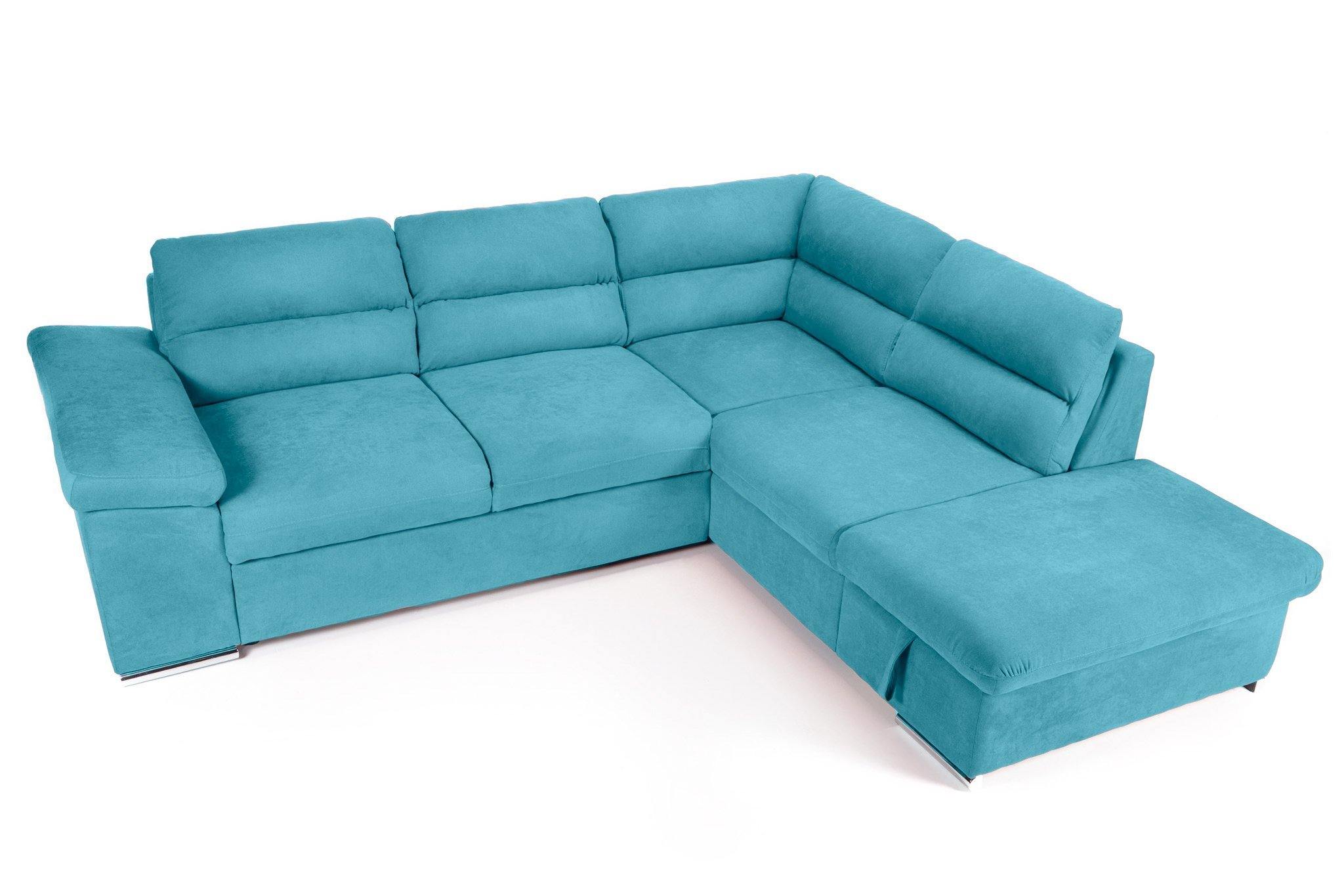 Coltar Extensibil ALONSO, cu lada de depozitare, variante stanga/dreapta 265x220x85 cm, Rosu - Prestigehome.ro - Coltare - Prestige - #variante coltar_dreapta #color_turcoaz-enjoy