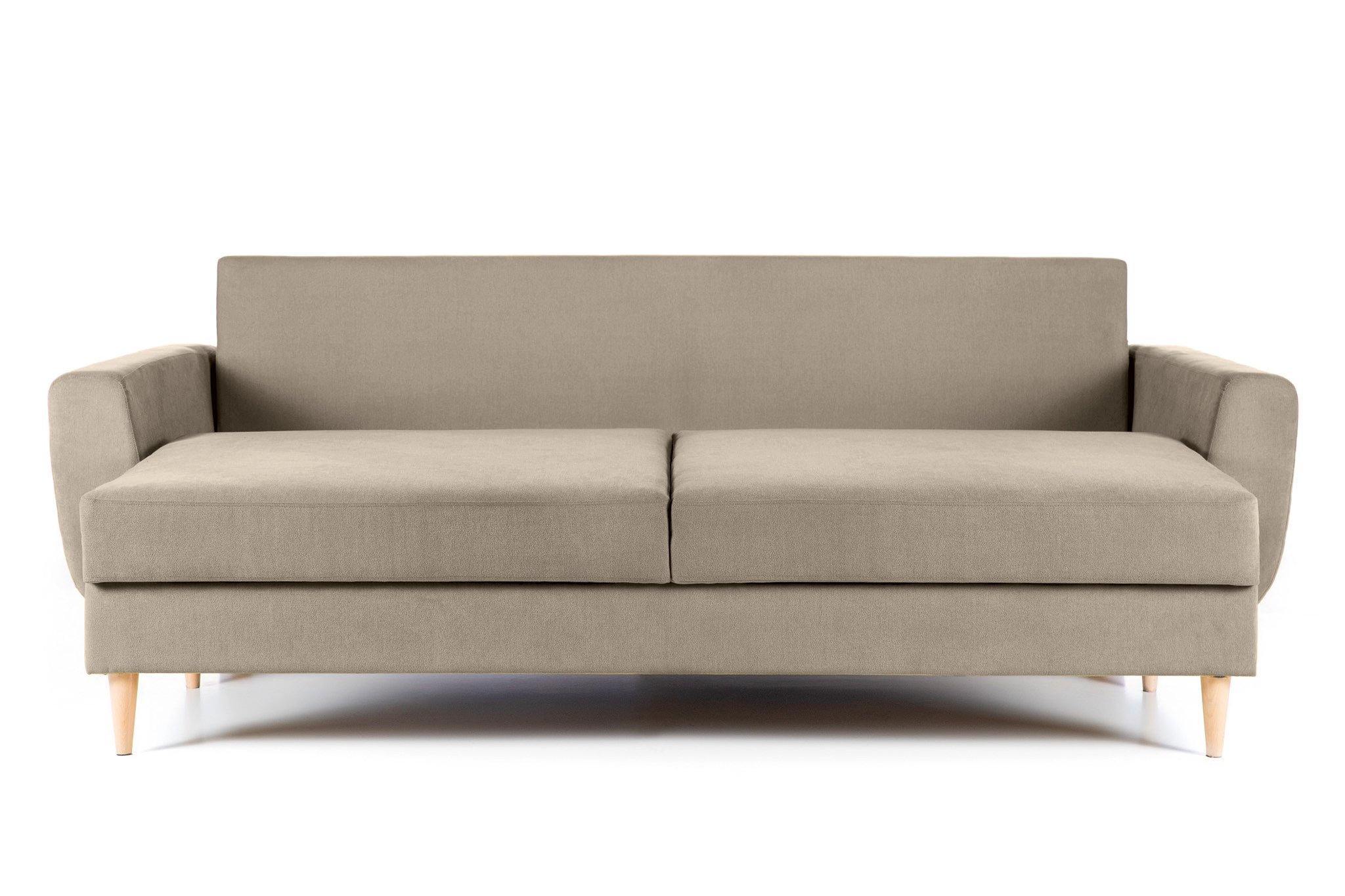 Canapea Extensibila 3 locuri HELSINKI, cu lada de depozitare, 225x100x90 cm, Bej - Prestigehome.ro - Canapea 3 Locuri - Prestige - #color_bej-enjoy