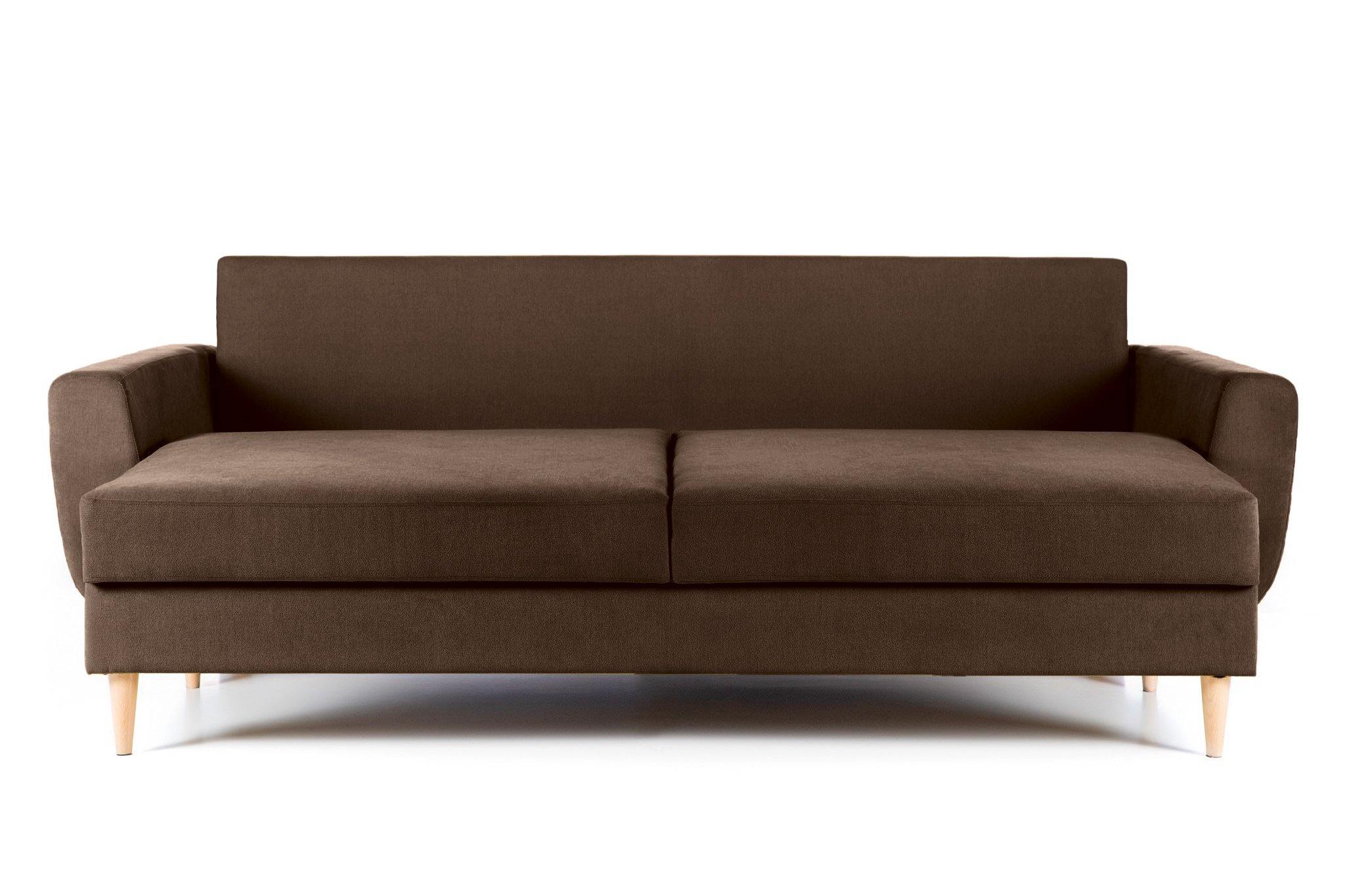 Canapea Extensibila 3 locuri HELSINKI, cu lada de depozitare, 225x100x90 cm, Maro - Prestigehome.ro - Canapea 3 Locuri - Prestige - #color_maro-enjoy