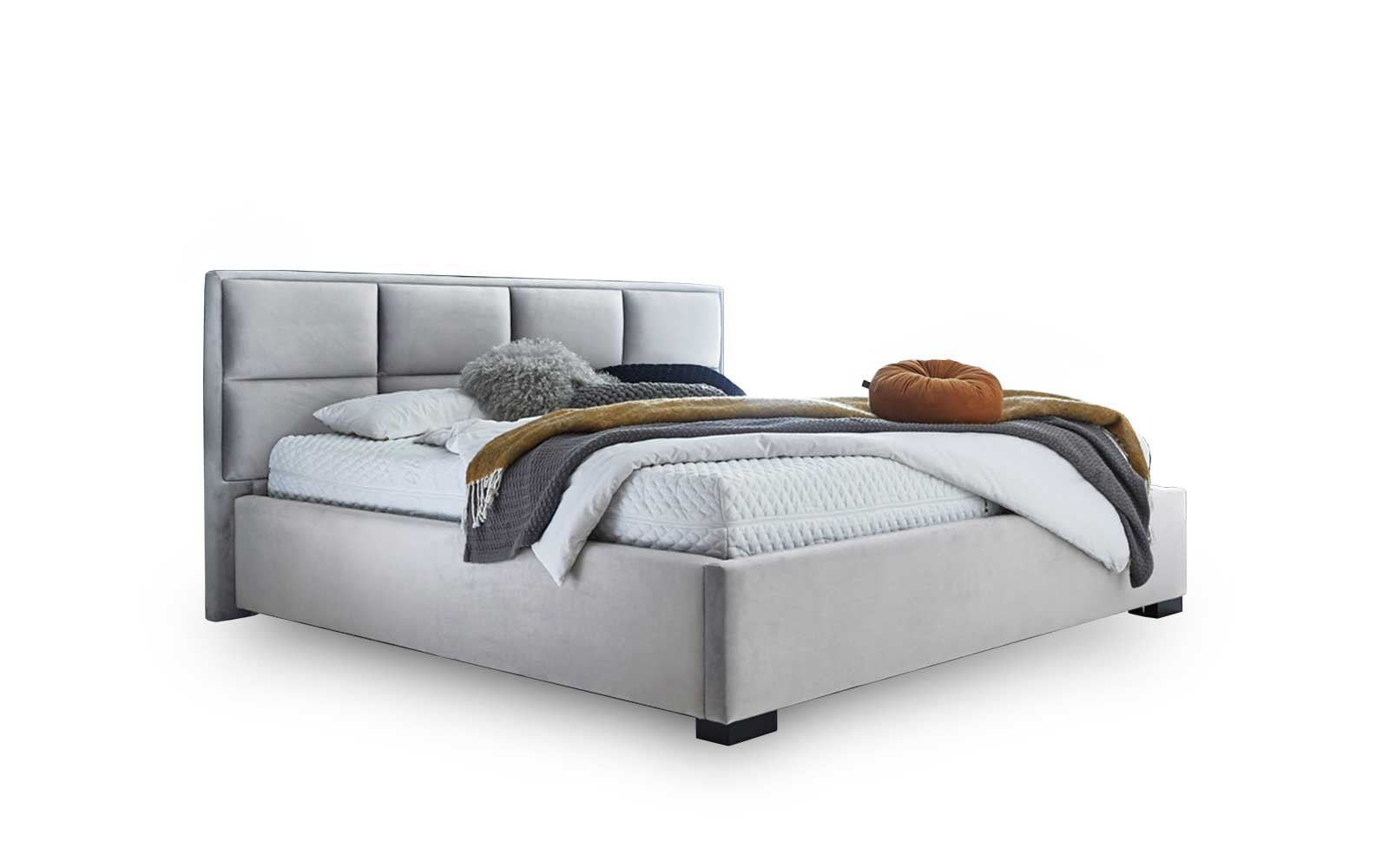 Pat Tapitat Melbourne, cu Lada Rabatabil, Menta, Prestigehome.ro, Prestige, #color_swing-gri