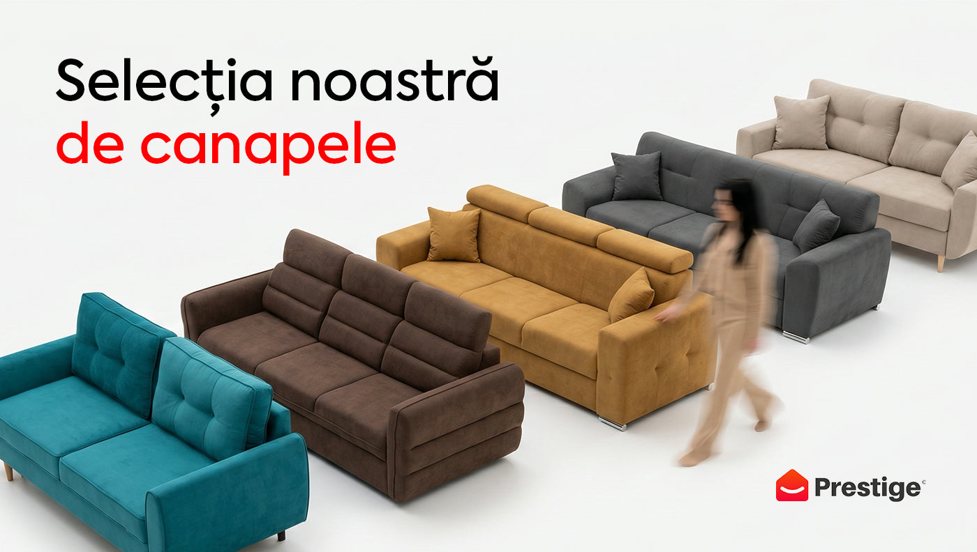 5 canapele potrivite pentru apartamentul tău