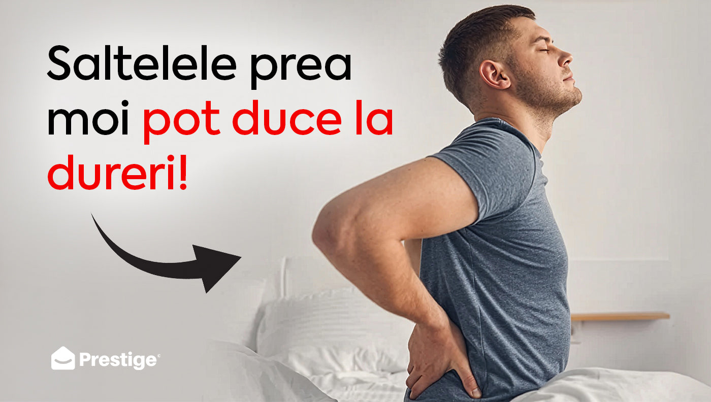 Saltelele prea moi pot duce la dureri de spate – Ce nu știai despre această alegere