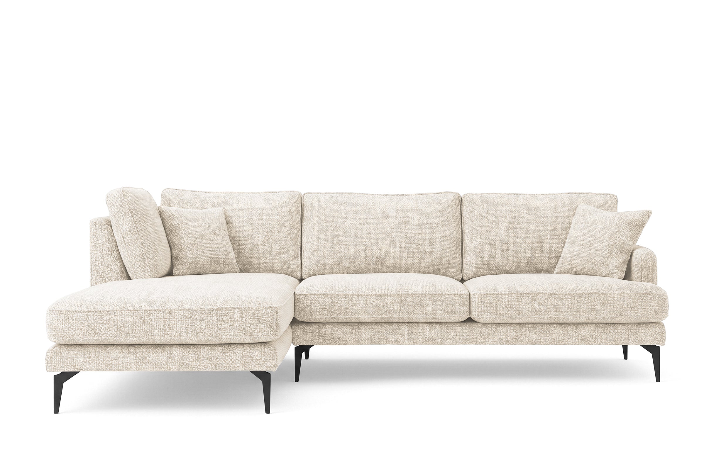 Colțar Fix AZURRO, cu ladă de depozitare, 280x90/180x85 cm - Prestigehome.ro - Colțar - Prestige #color_Crem-Mystery