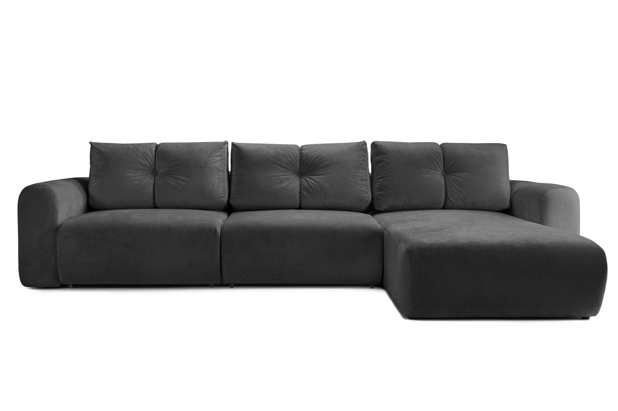 Colțar Extensibil GEORGIA, cu 2 lăzi depozitare, șezlong interschimbabil, 348x190x87 cm