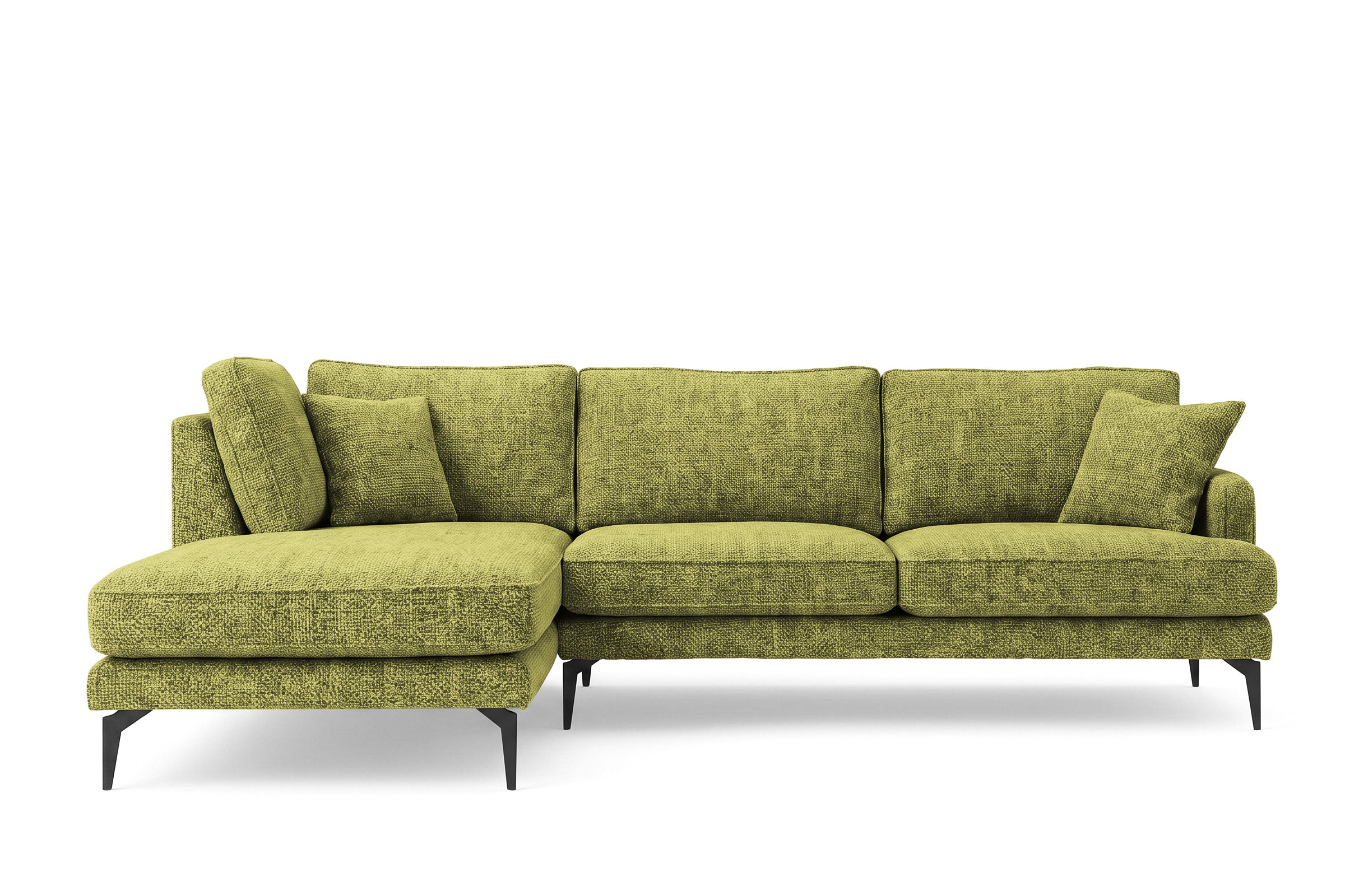 Colțar Fix AZURRO, cu ladă de depozitare, 280x90/180x85 cm - Prestigehome.ro - Colțar - Prestige #color_Verde-Olive-Mystery