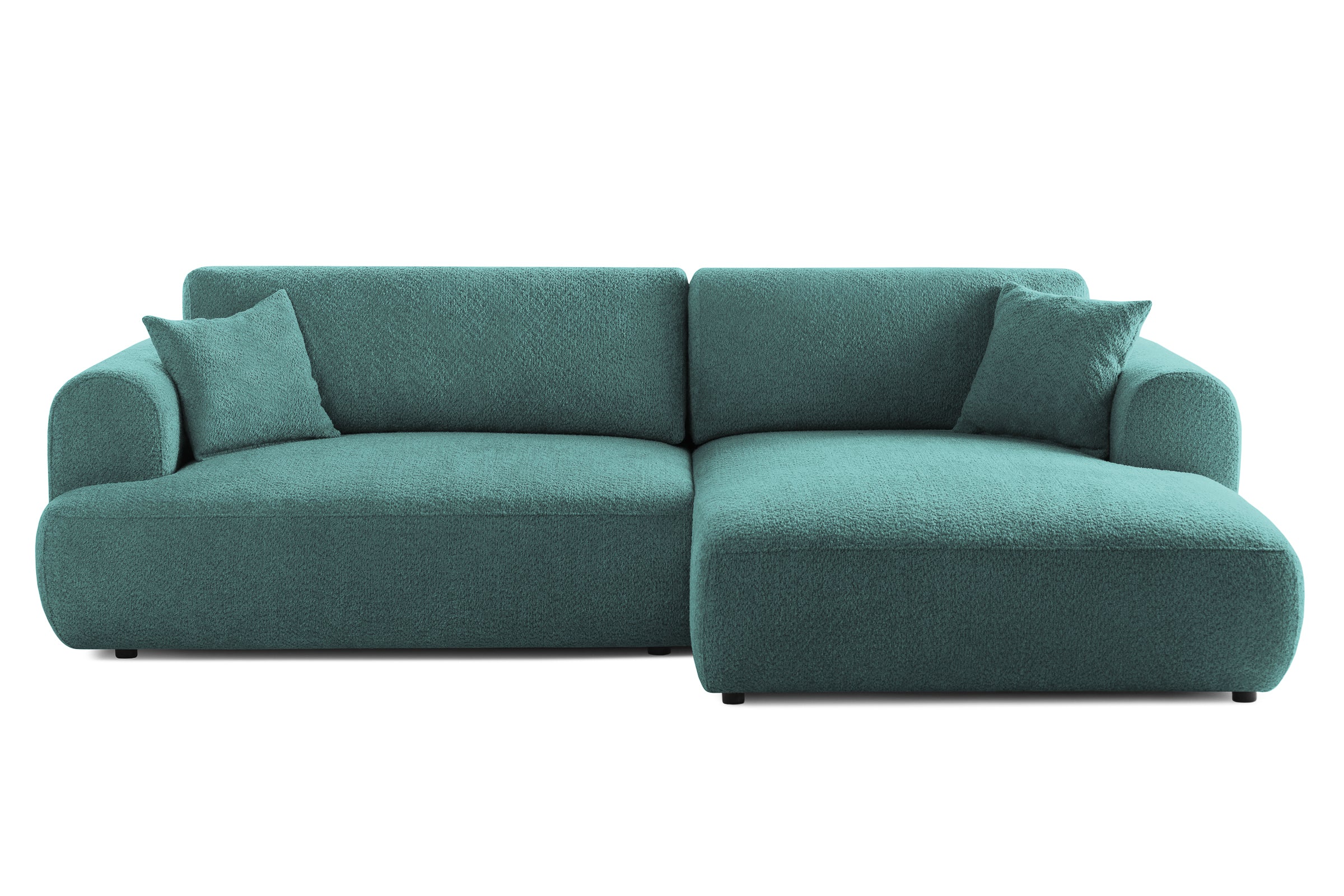 Colțar Extensibil 3 locuri NOA, cu ladă de depozitare, 270x155x80 cm, #color_Albastru-Anthology
