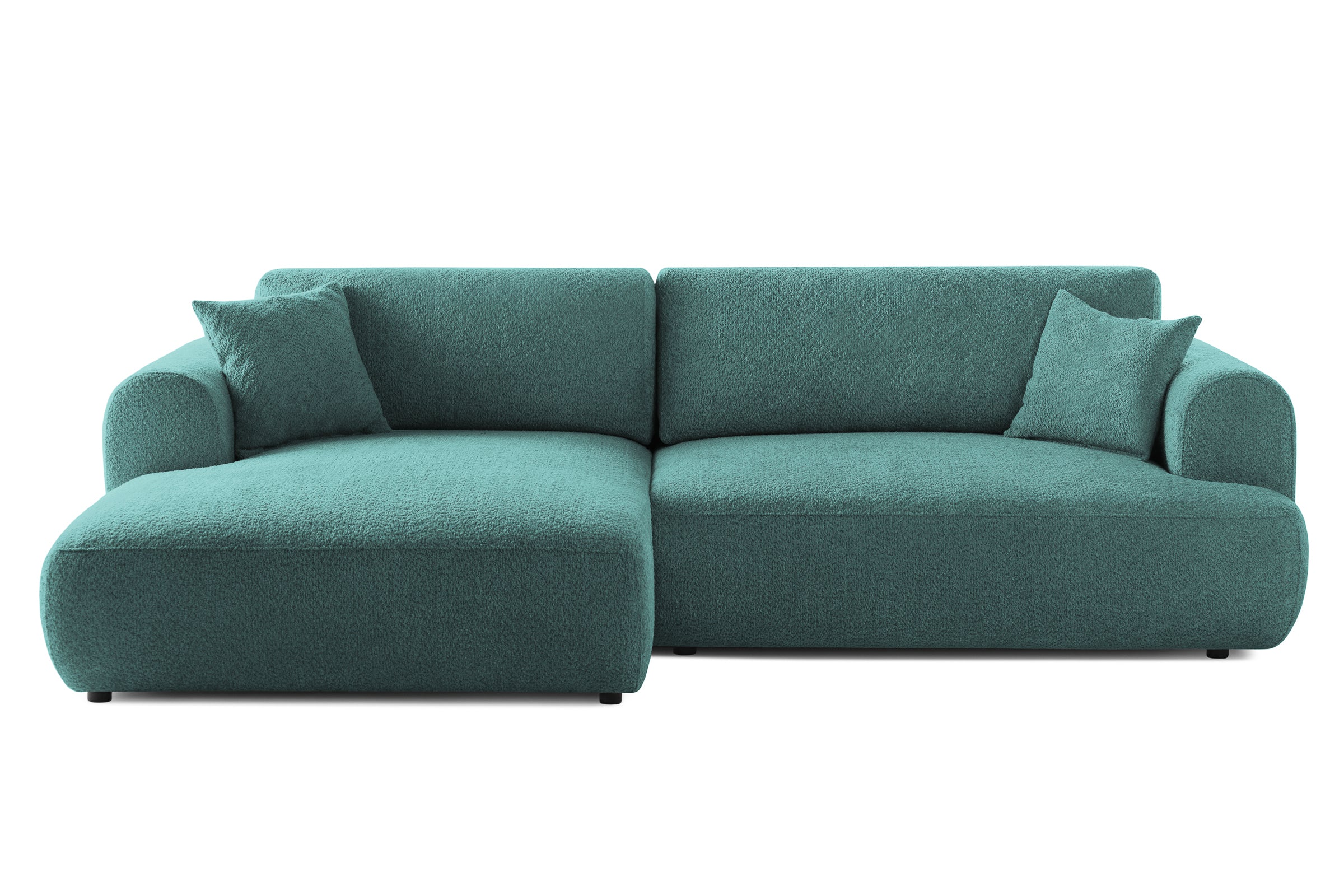 Colțar Extensibil 3 locuri NOA, cu ladă de depozitare, 270x155x80 cm, #color_Albastru-Anthology