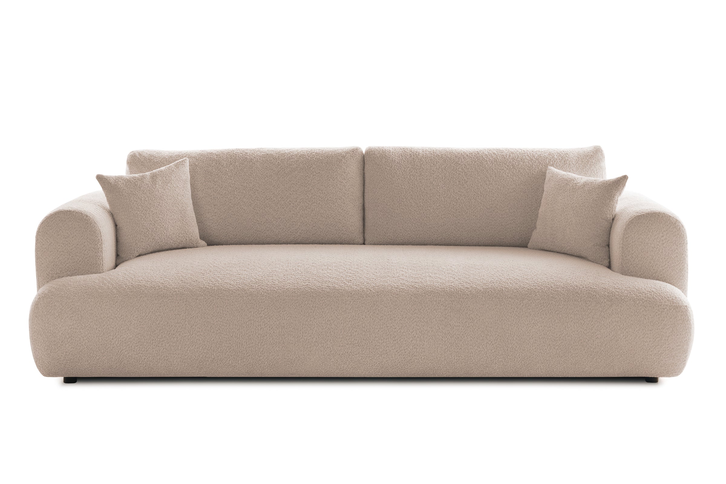 Canapea Extensibilă 3 locuri NOA, cu ladă depozitare, 244x108x80 cm, #color_Bej-Anthology