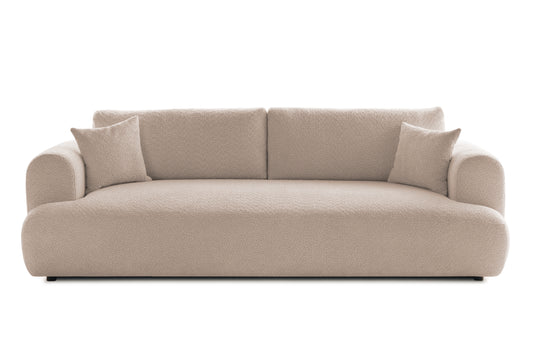 Canapea Extensibilă 3 locuri NOA, cu ladă depozitare, 244x108x80 cm, #color_Bej-Anthology