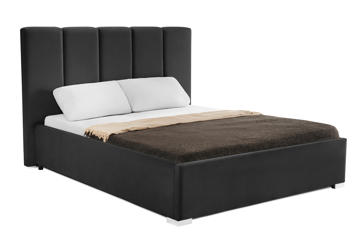 Pat Tapitat Luna, cu Lada Rabatabil, Prestigehome.ro, Prestige, #color_swing-negru