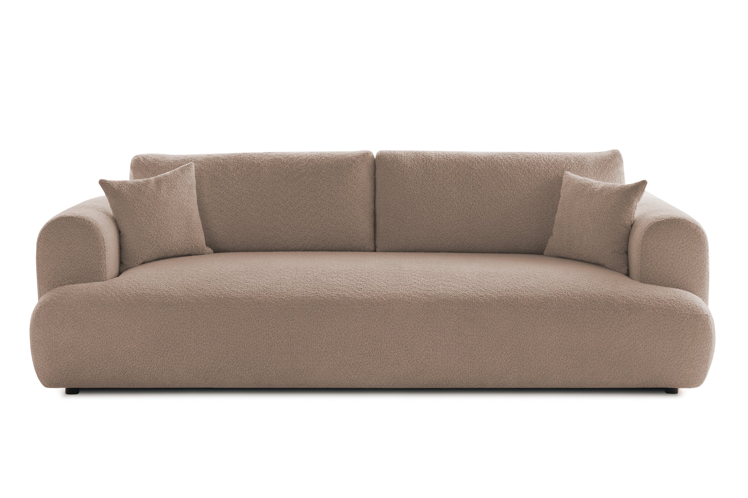 Canapea Extensibilă 3 locuri NOA, cu ladă depozitare, 244x108x80 cm, #color_Crem-Anthology