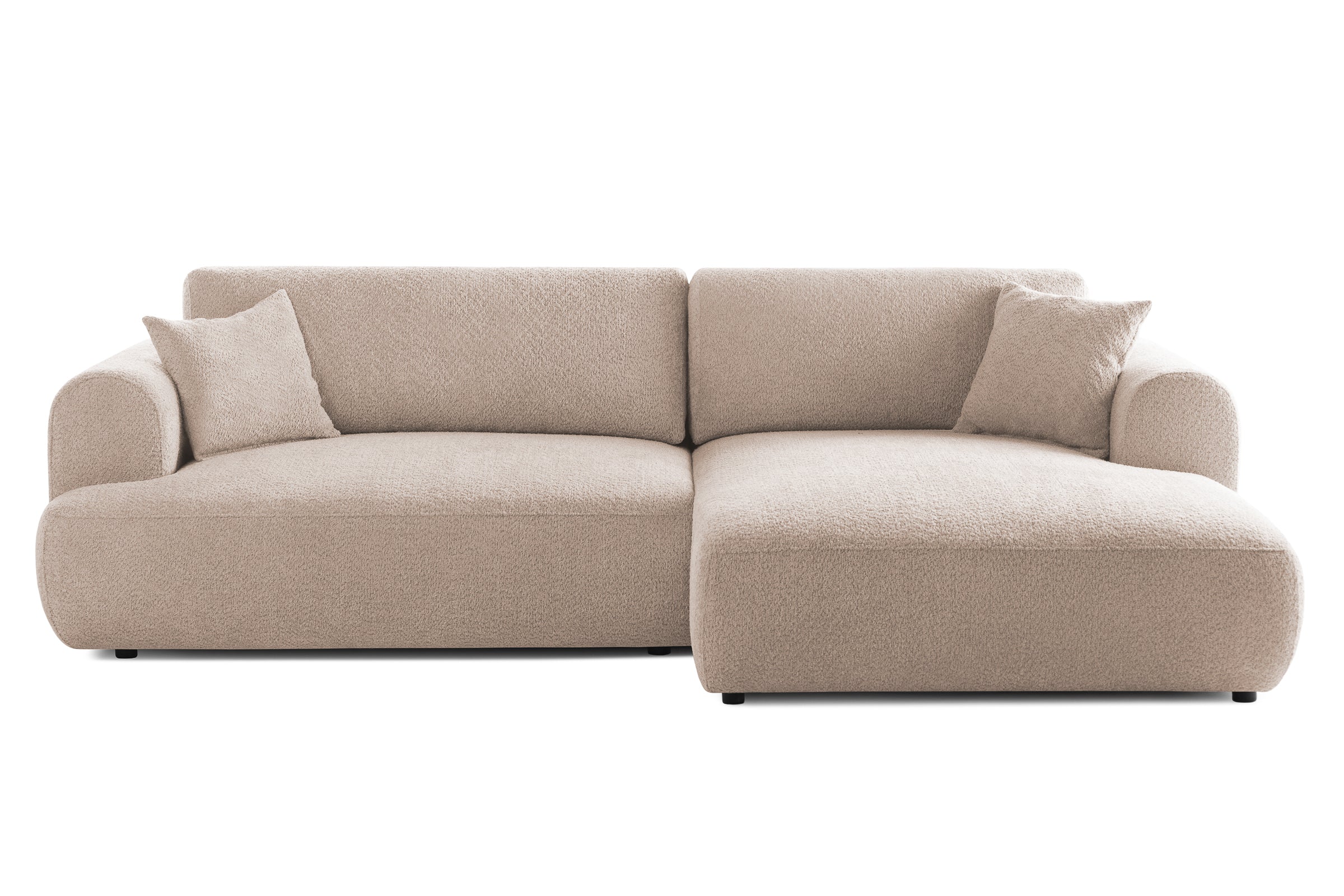 Colțar Extensibil 3 locuri NOA, cu ladă de depozitare, 270x155x80 cm, #color_Bej-Anthology