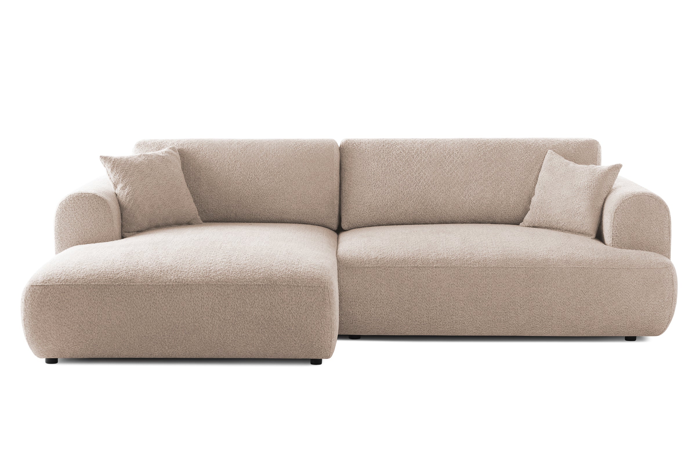 Colțar Extensibil 3 locuri NOA, cu ladă de depozitare, 270x155x80 cm, #color_Bej-Anthology