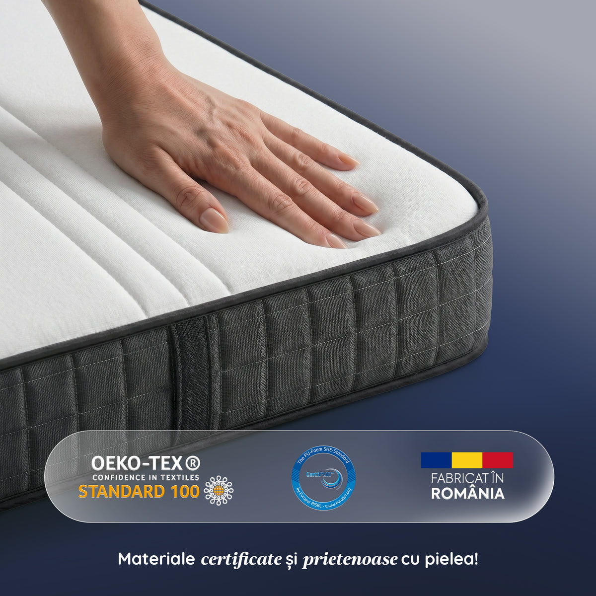 Pachet Saltea 90x200 Memory Single