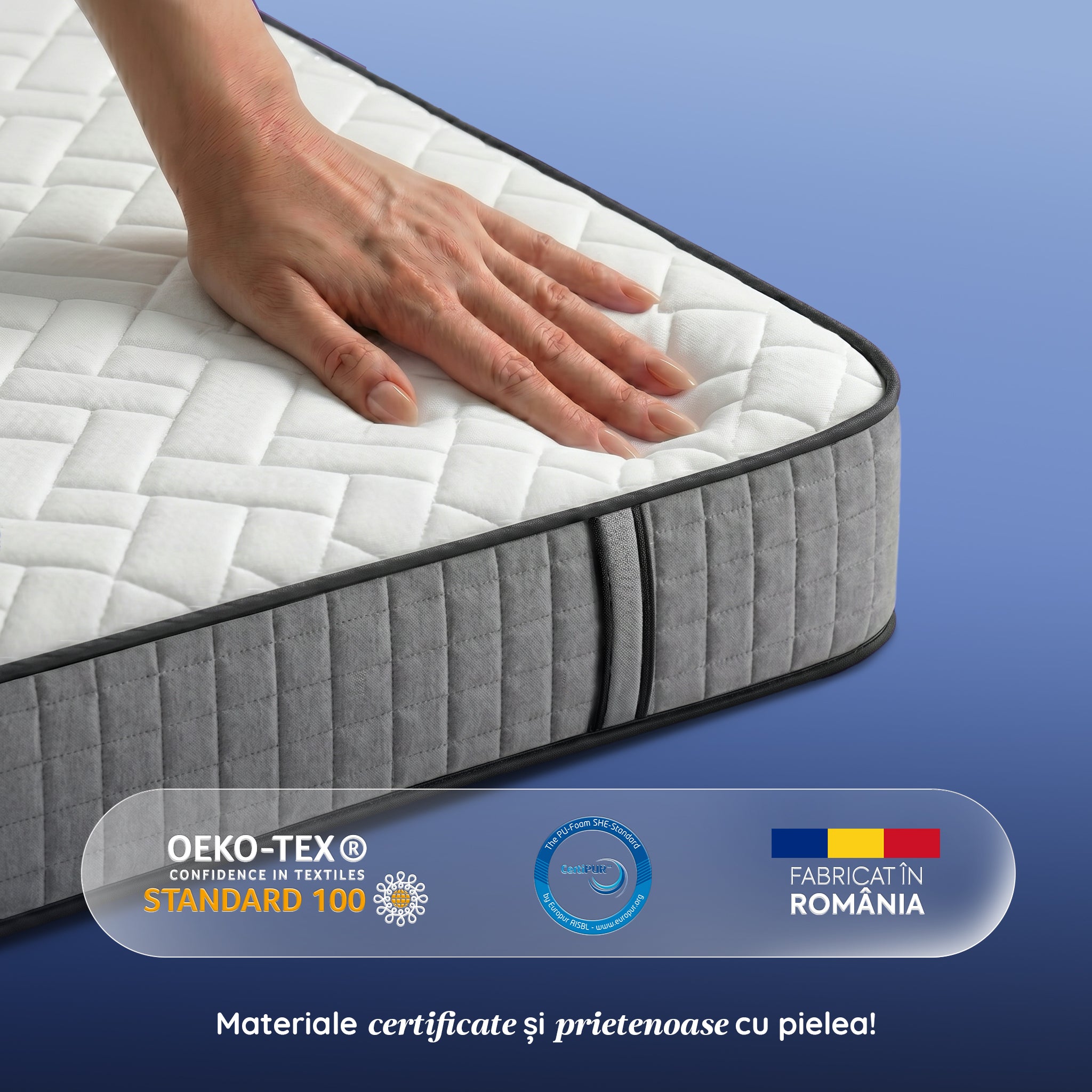 Saltea SAPPHIRE PLUS, 14+5 Memory Ortopedica, PrestigeHome