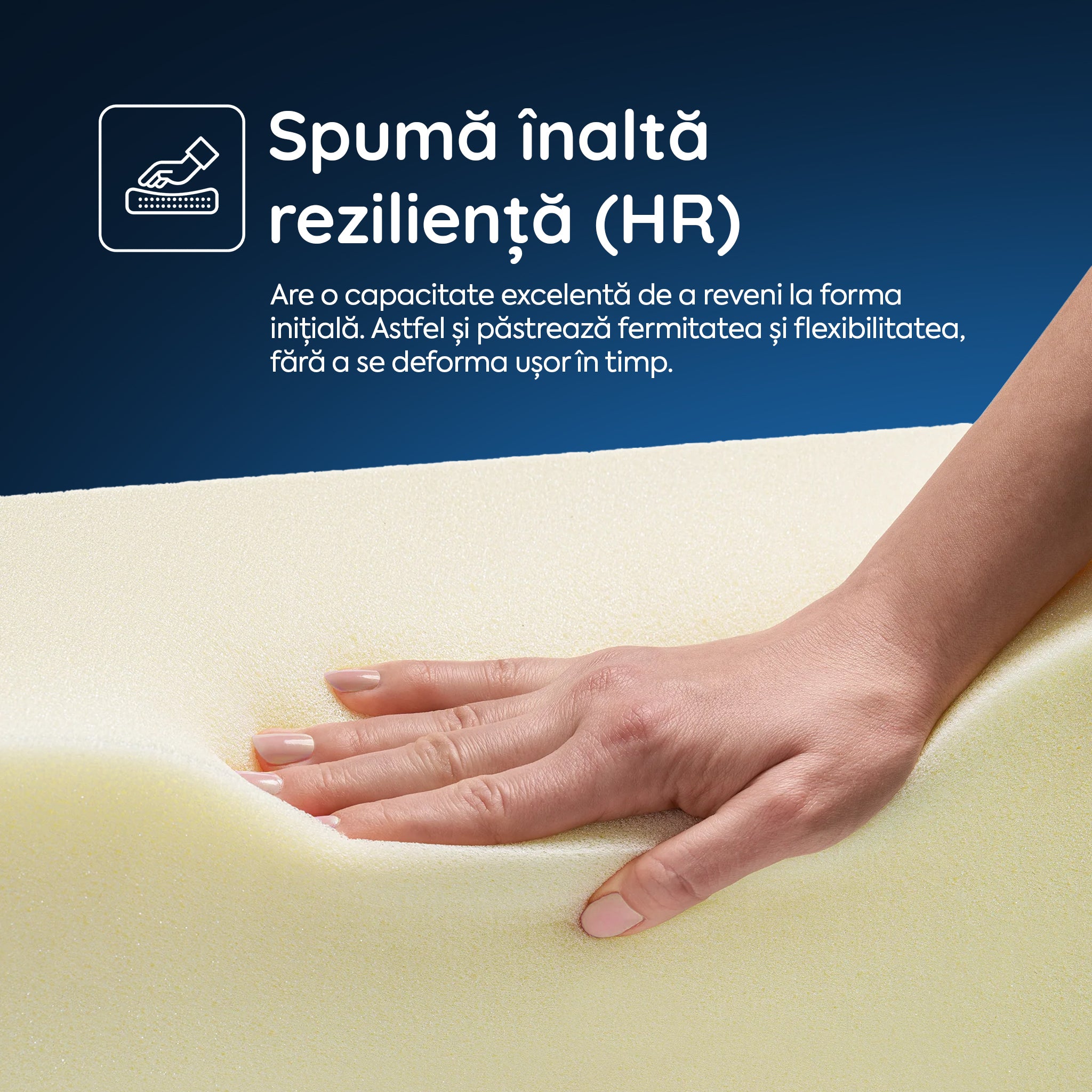 Saltea Ideal Sleep COOL MEMORY GEL POCKET 5 Zone, Arcuri individuale,