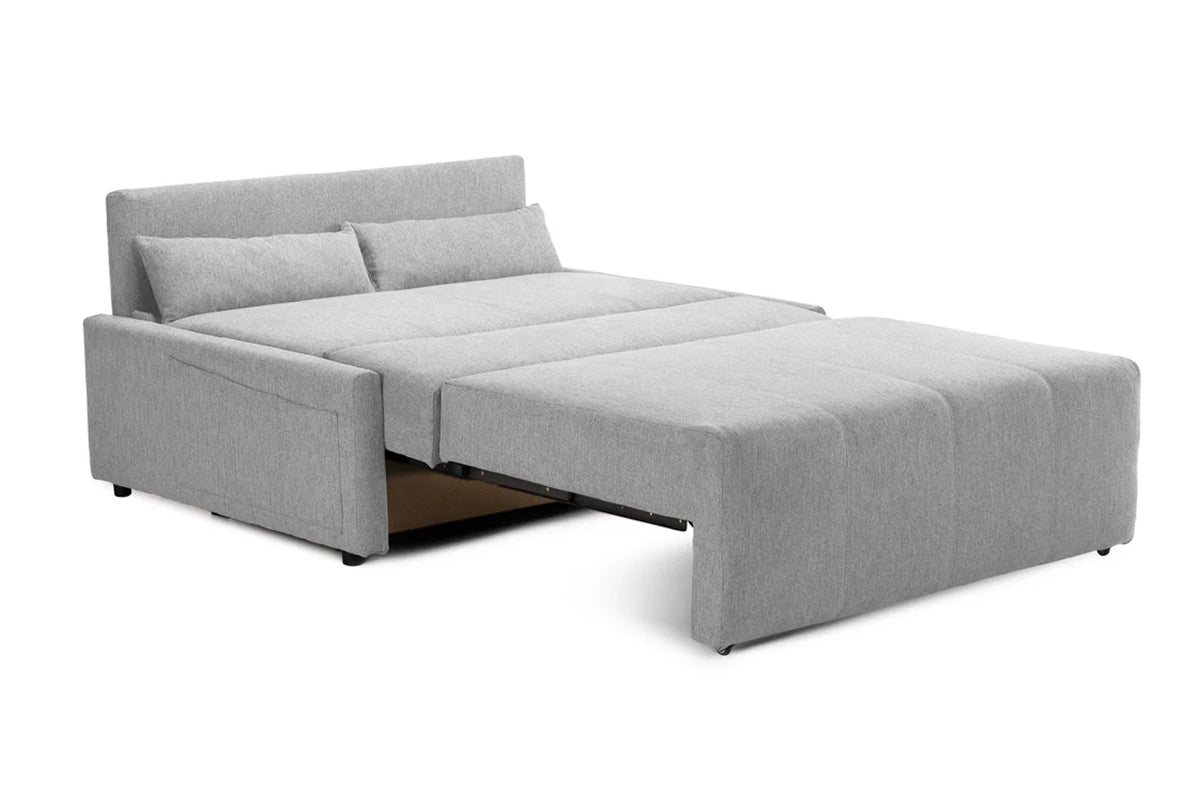 Canapea Extensibilă 2 locuri OSLO, 154x122x90 cm, #color_Gri-Deschis-Loft