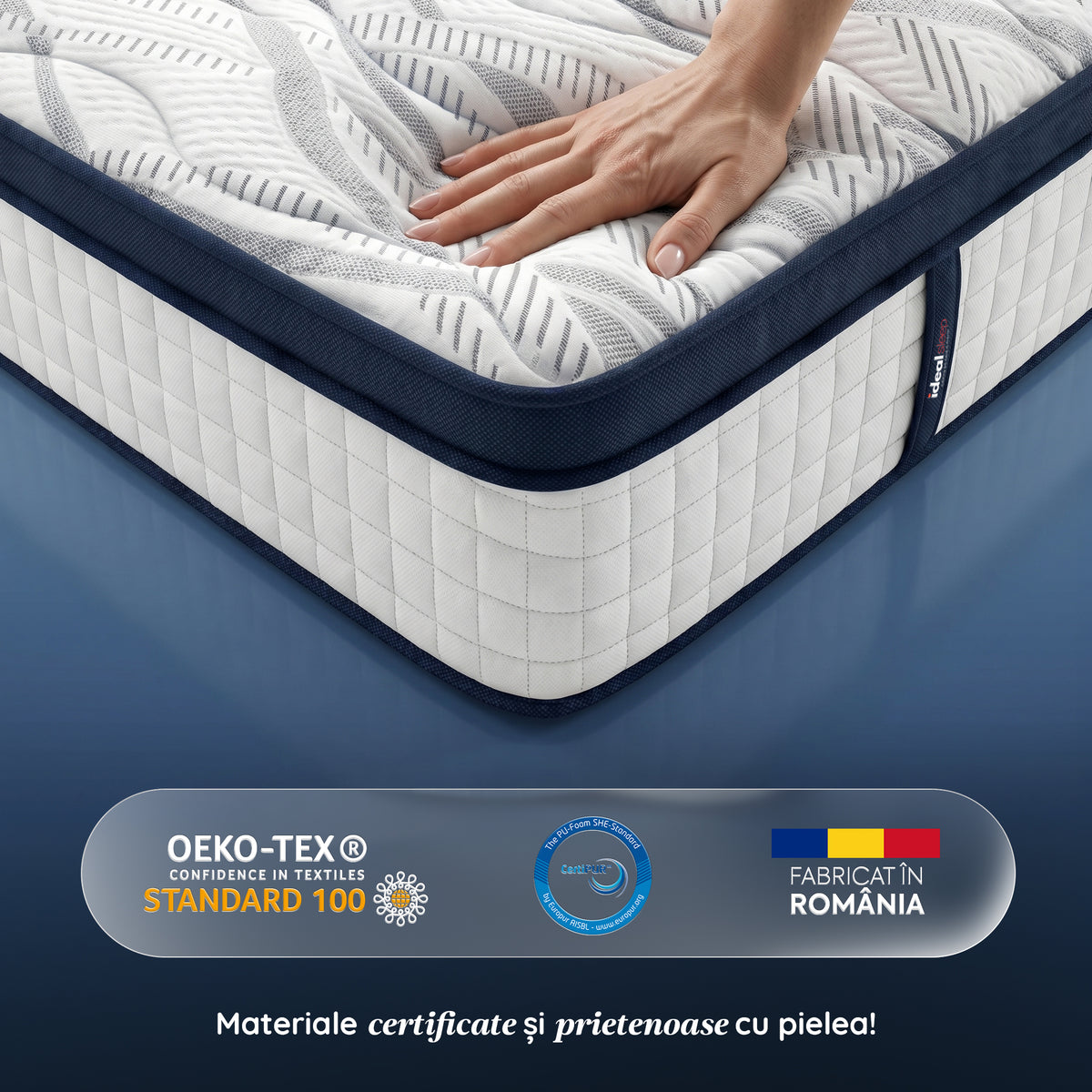 Pachet Saltea 90x200 Deluxe Single