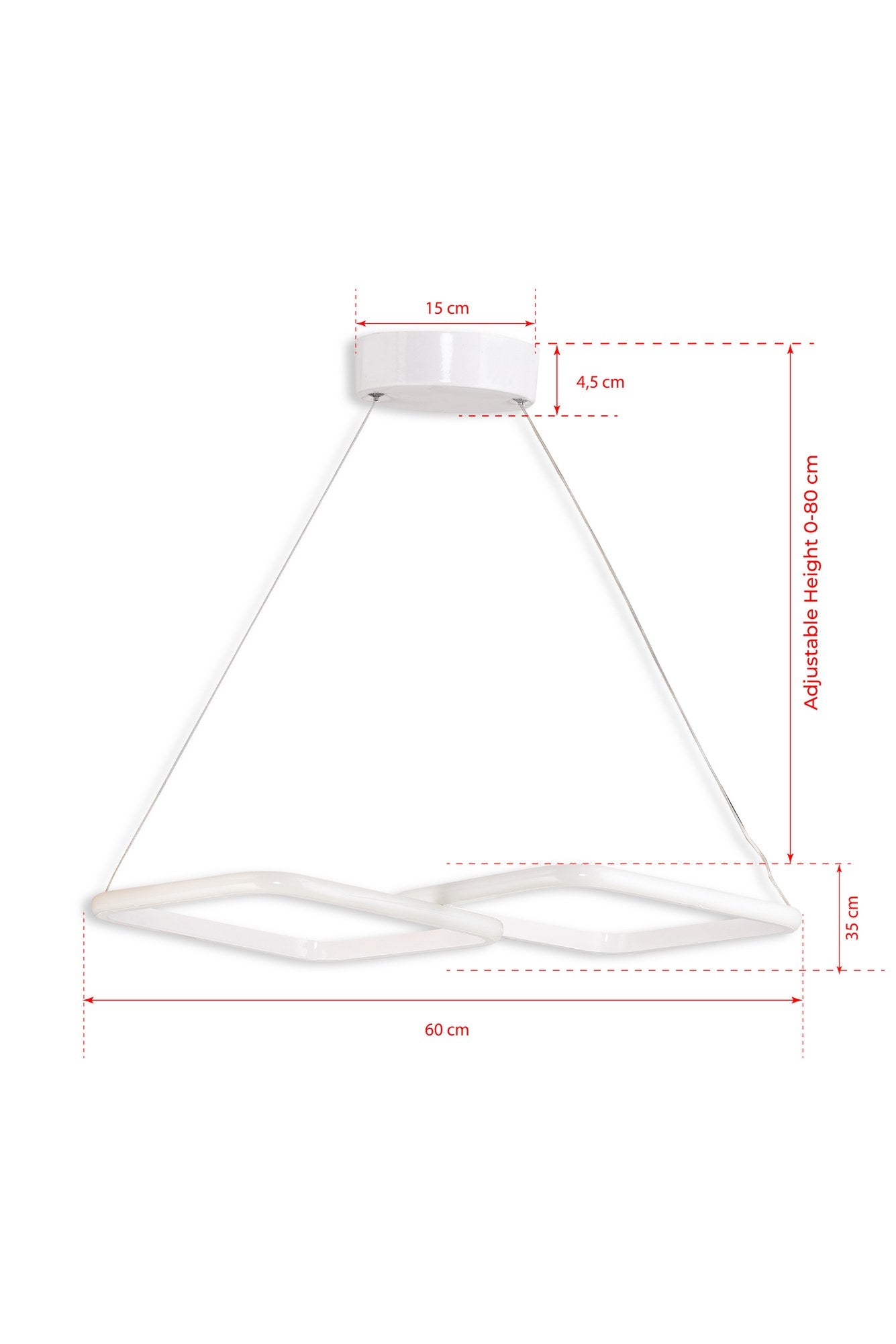 Lustra Led PuppisPrestigehome.ro - Iluminat - Prestige - #Culoare_Alb-Galben