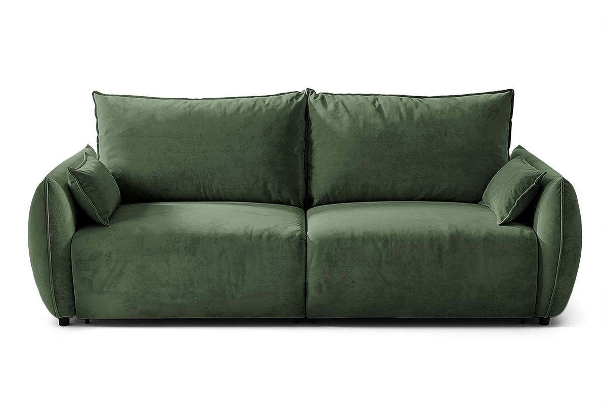 Canapea Extensibilă 3 locuri OSAKA, cu ladă depozitare, 238x110x90 cm #color_Verde-Havana