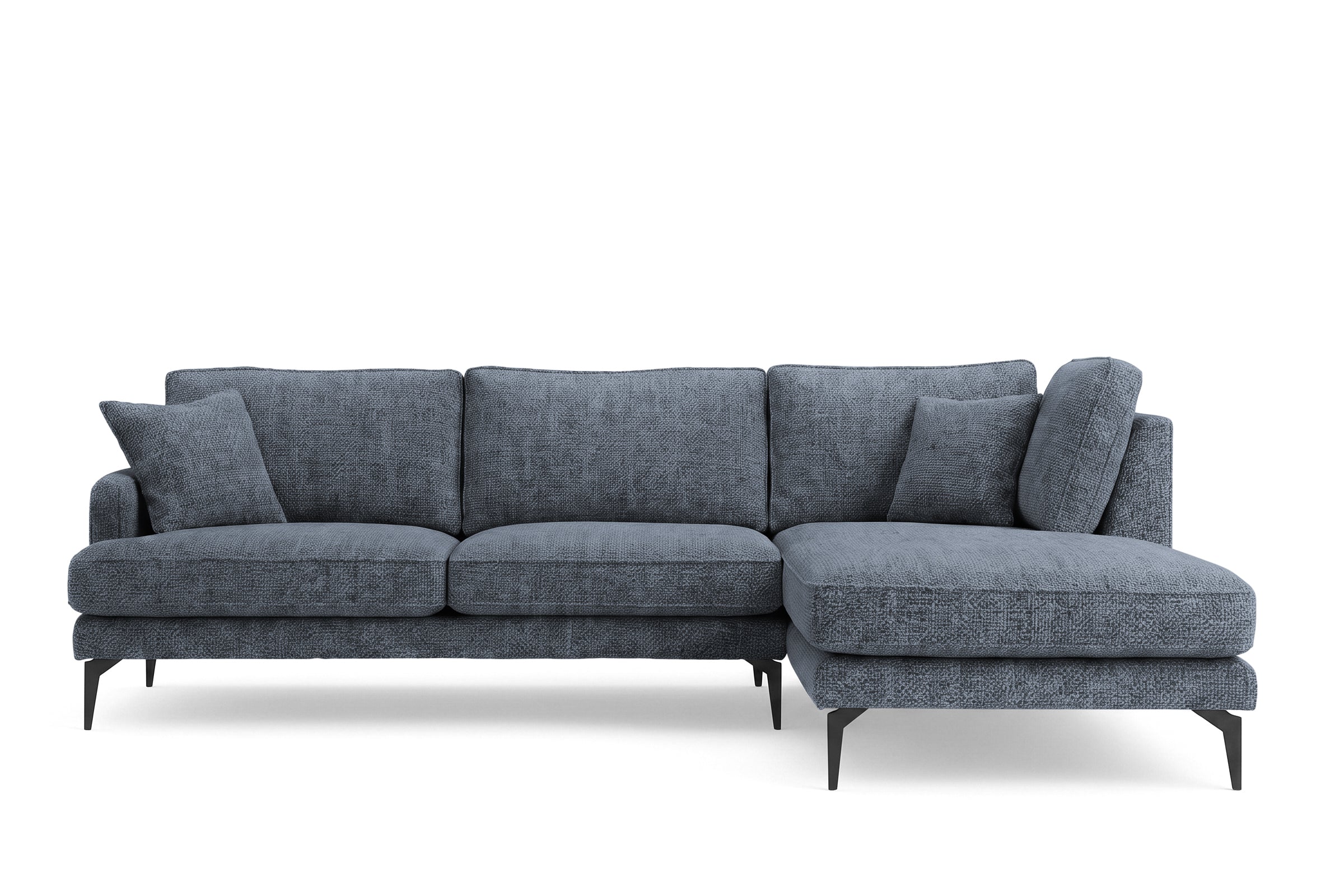 Colțar Fix AZURRO, cu ladă de depozitare, 280x90/180x85 cm - Prestigehome.ro - Colțar - Prestige #color_Albastru-Mystery