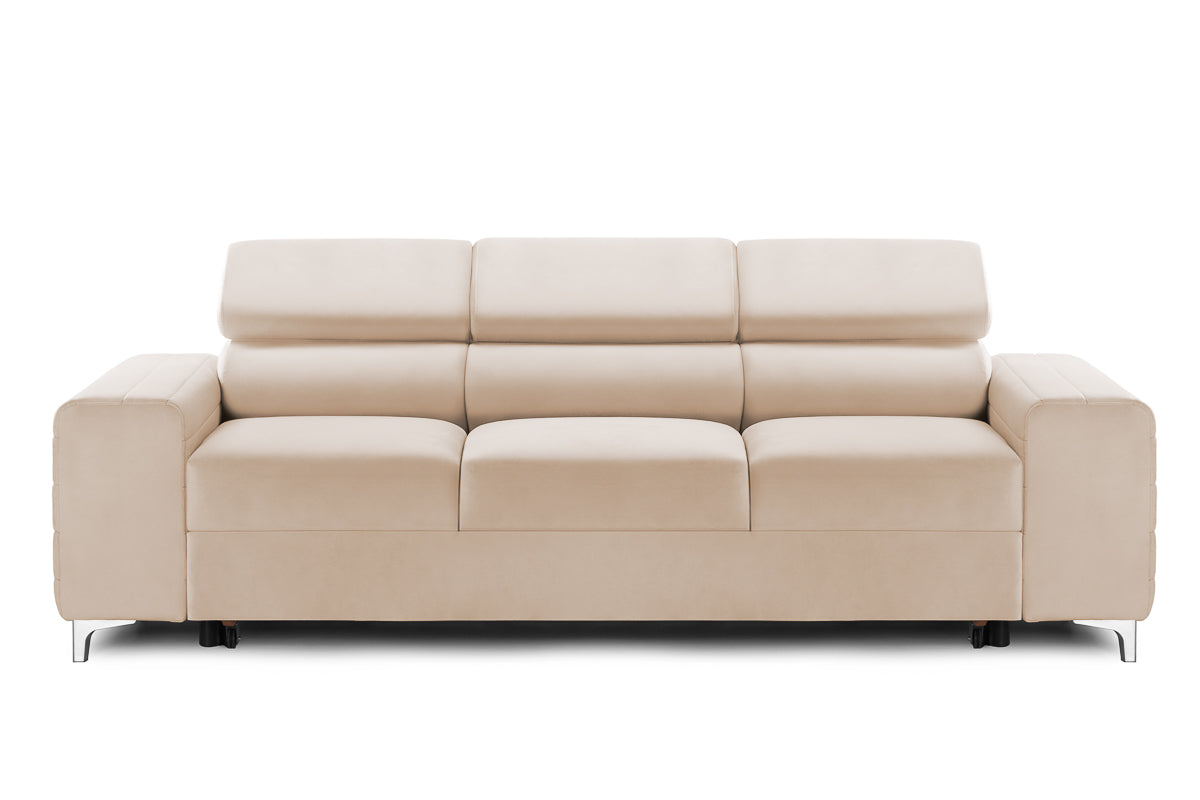 Canapea Extensibilă 3 locuri TIME NEW, cu tetiere reglabile, cu suport lombar, 255x97x94 cm