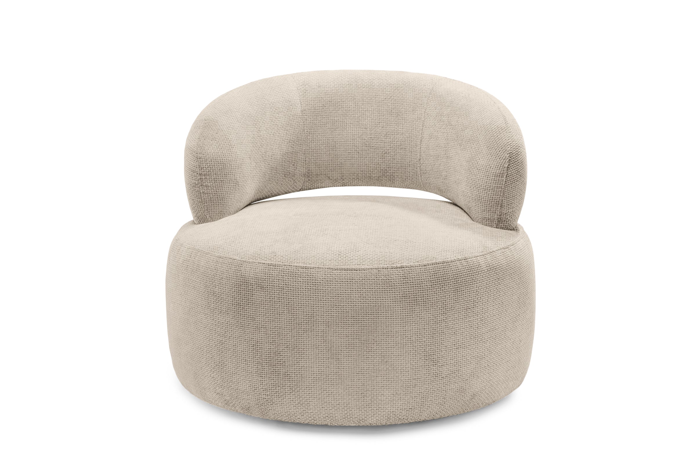 Fotoliu Moon, tetieră reglabilă, suport lombar, #color_Crem-Eden