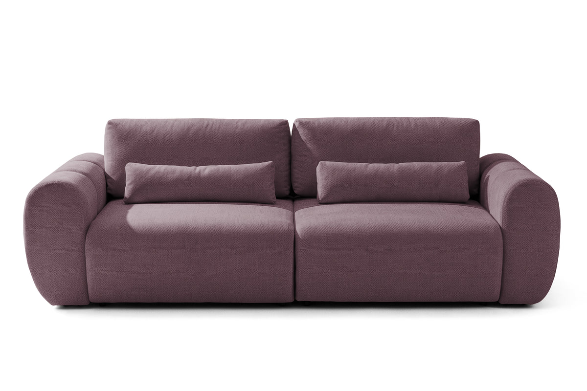 Canapea Extensibilă 3 locuri VERSA, cu 2 lăzi depozitare, 260x110x85 cm, #color_Violet-Loft