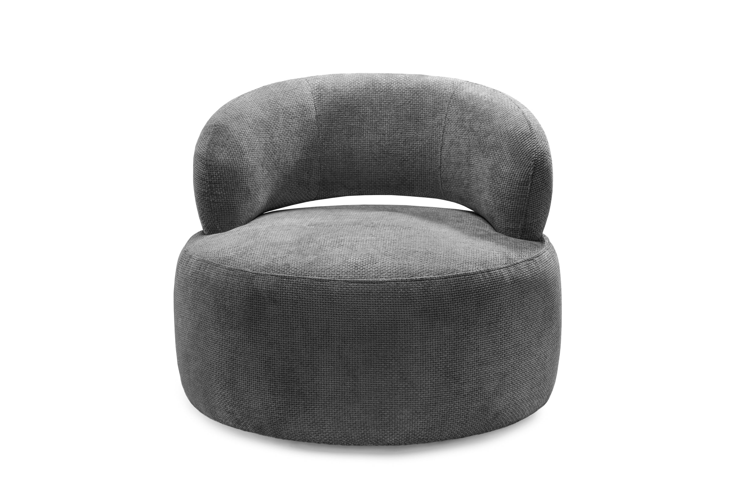 Fotoliu Moon, tetieră reglabilă, suport lombar, #color_Antracit-Eden