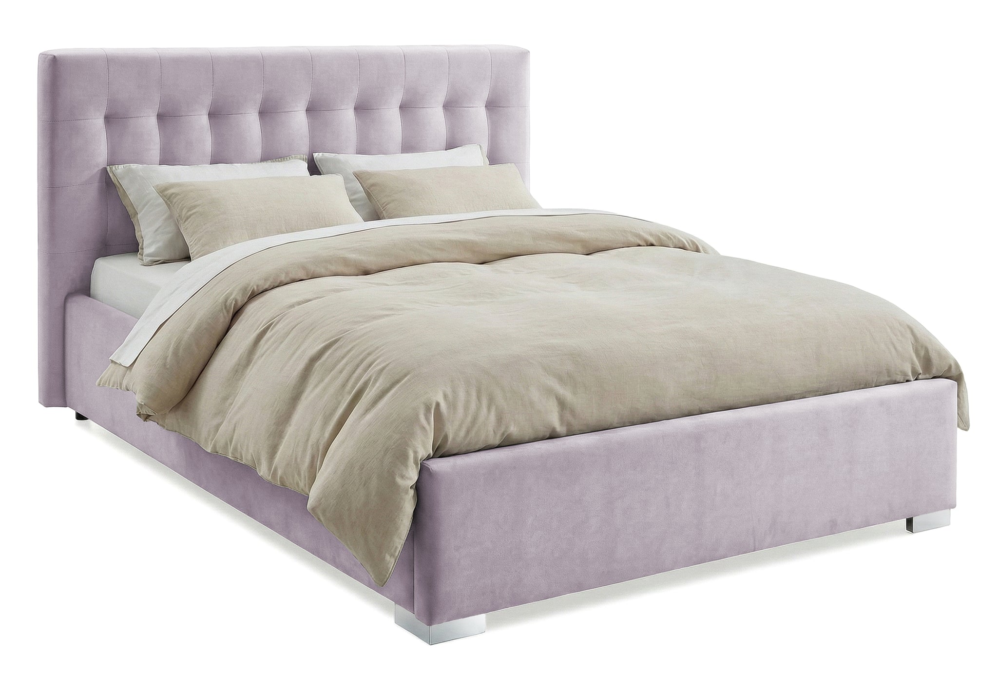 Pat Tapițat Strasbourg, cu somieră rabatabilă și ladă de depozitare