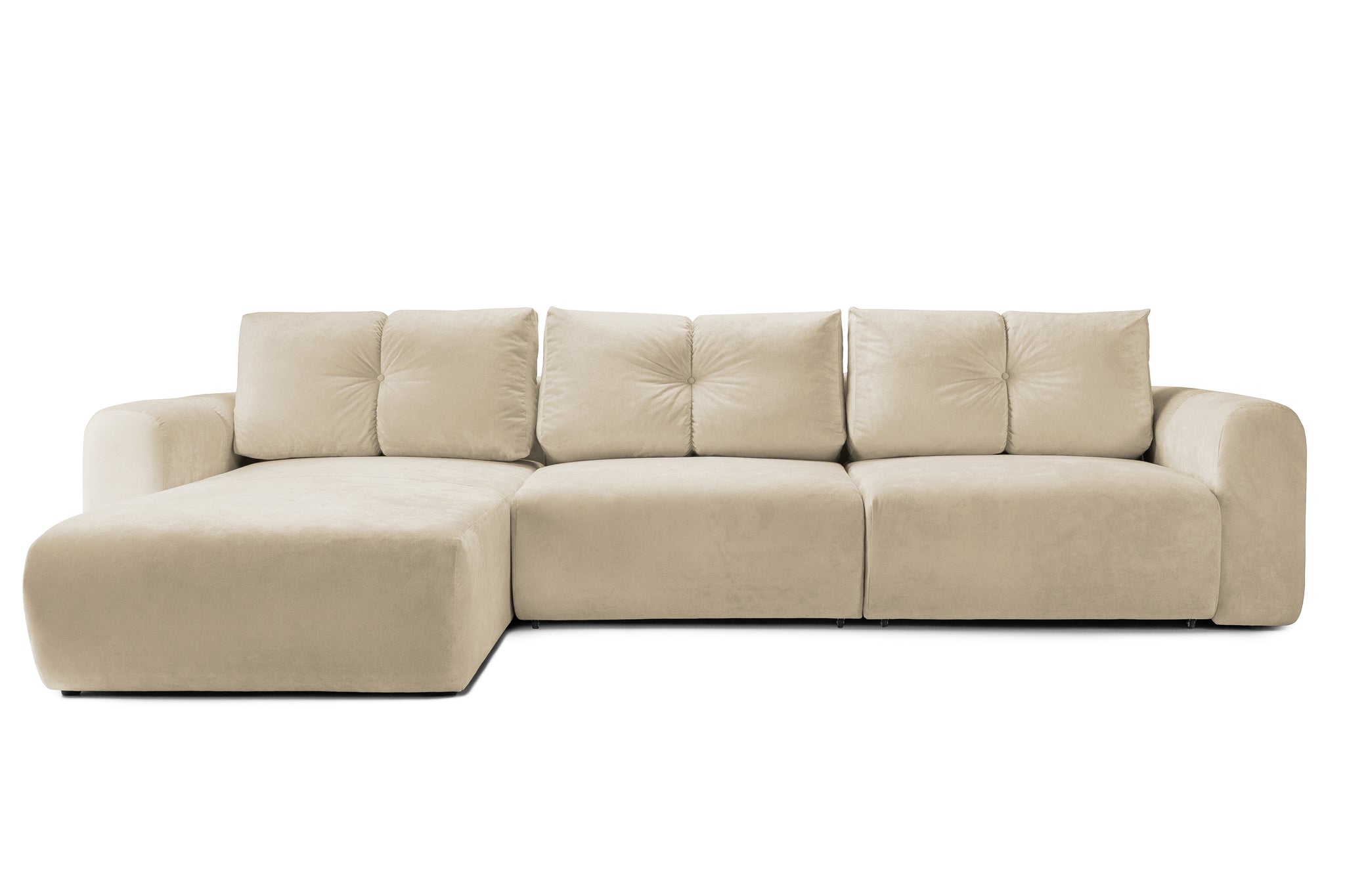 Colțar Extensibil GEORGIA, cu 2 lăzi depozitare, șezlong interschimbabil, 348x190x87 cm