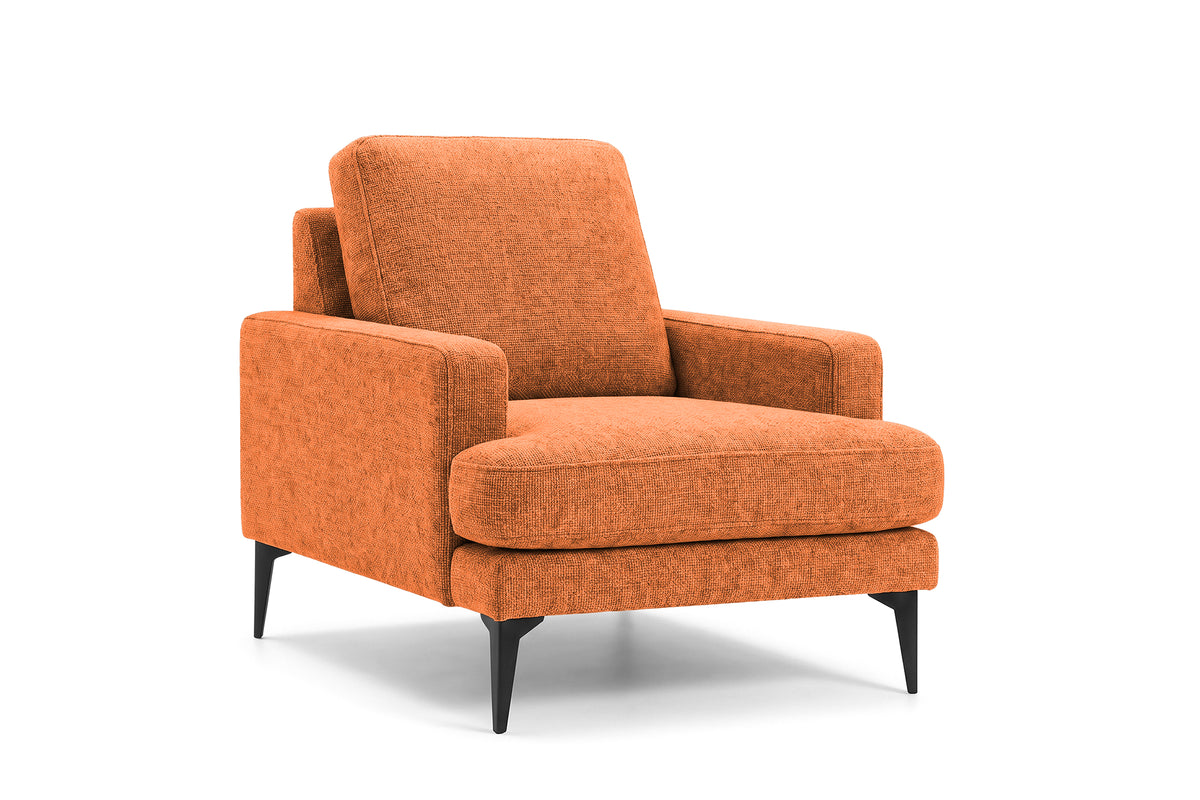 Colțar Fix AZURRO, cu ladă de depozitare, 280x90/180x85 cm - Prestigehome.ro - Colțar - Prestige #color_Portocaliu-Mystery