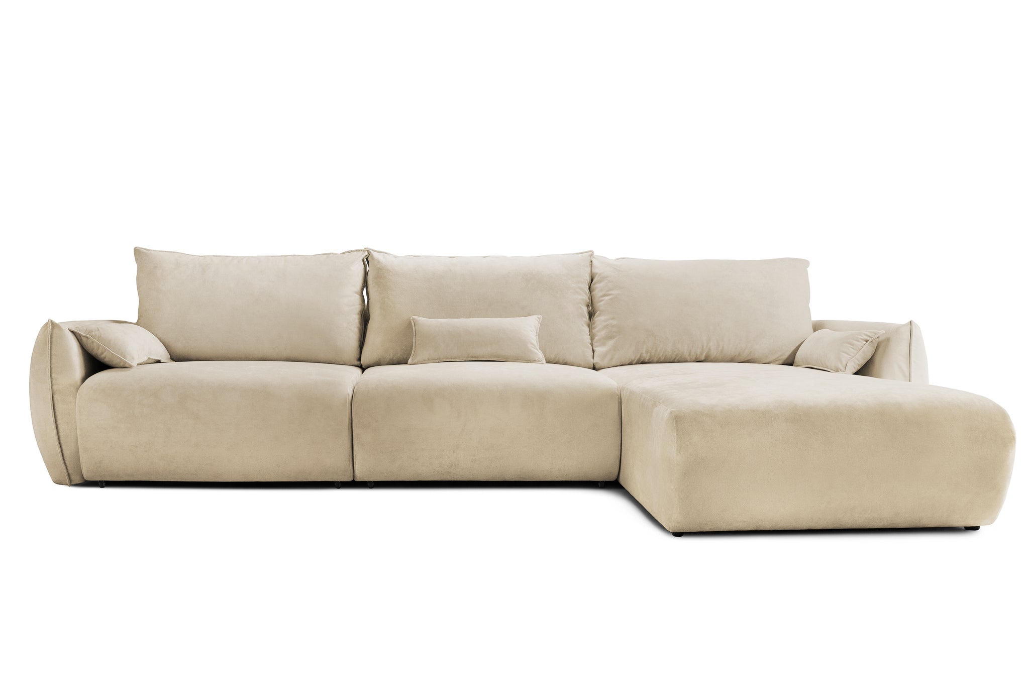 Colțar Extensibil OSAKA cu 2 lăzi depozitare șezlong interschimbabil 338x190x87 cm