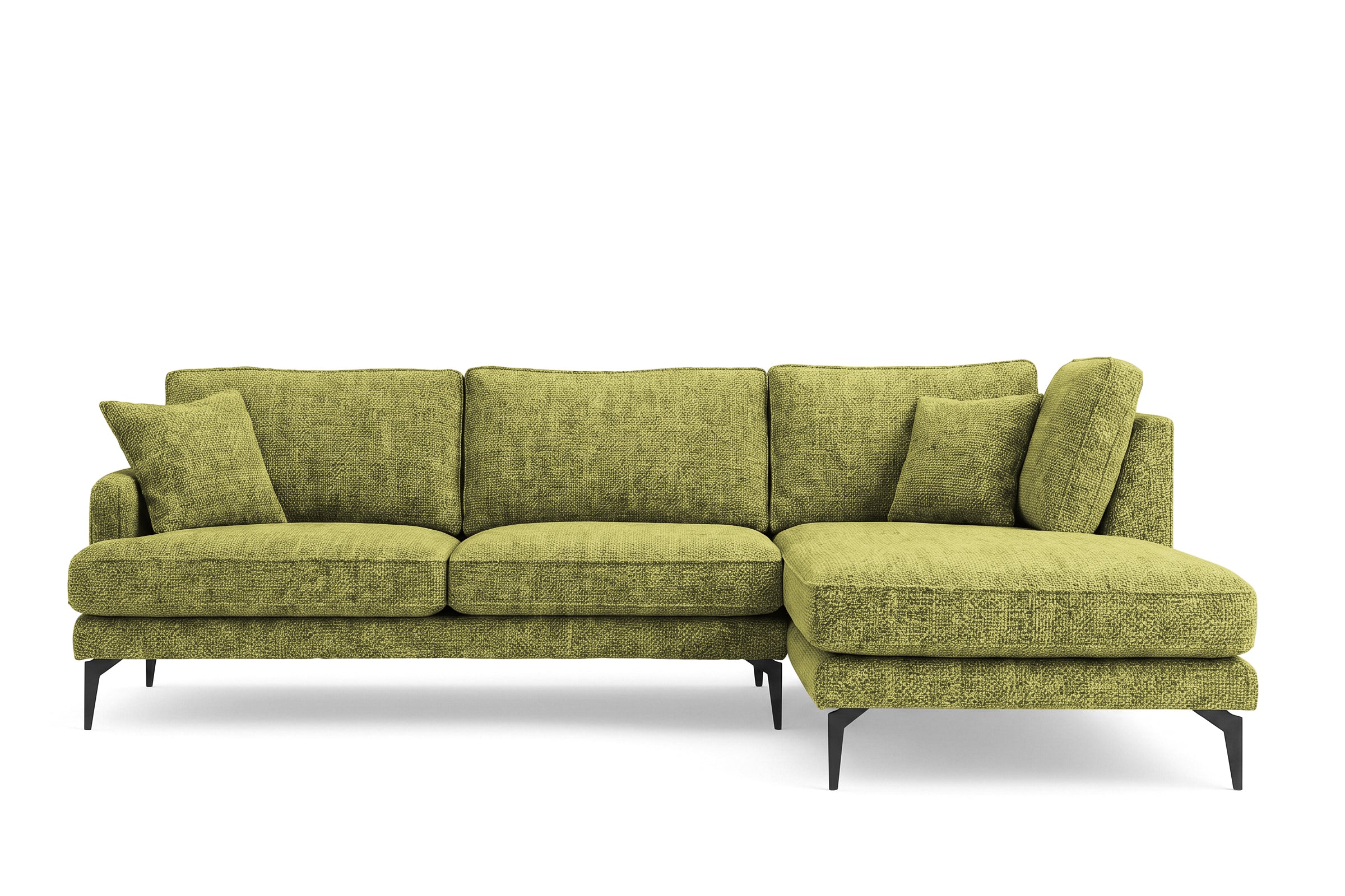 Colțar Fix AZURRO, cu ladă de depozitare, 280x90/180x85 cm - Prestigehome.ro - Colțar - Prestige #color_Verde-Olive-Mystery