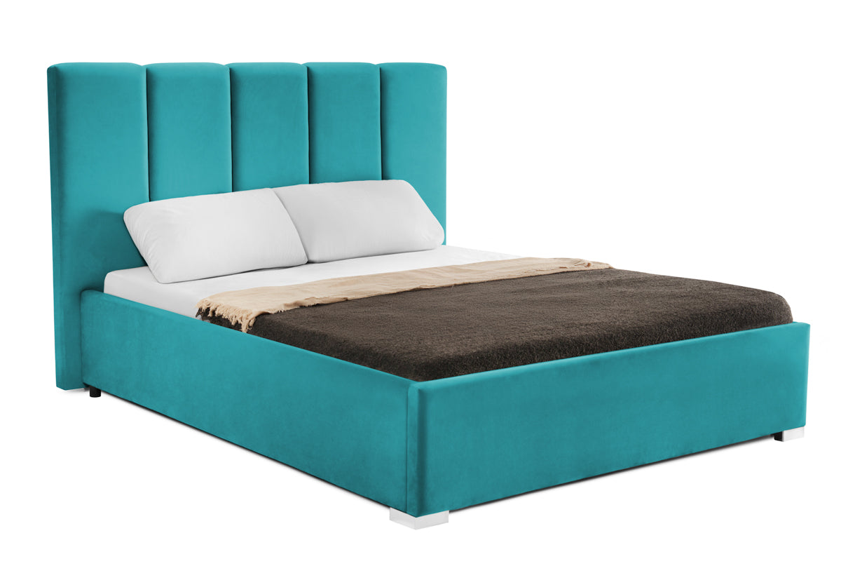 Pat Tapitat Luna, cu Lada Rabatabil, Prestigehome.ro, Prestige, #color_swing-turcoaz