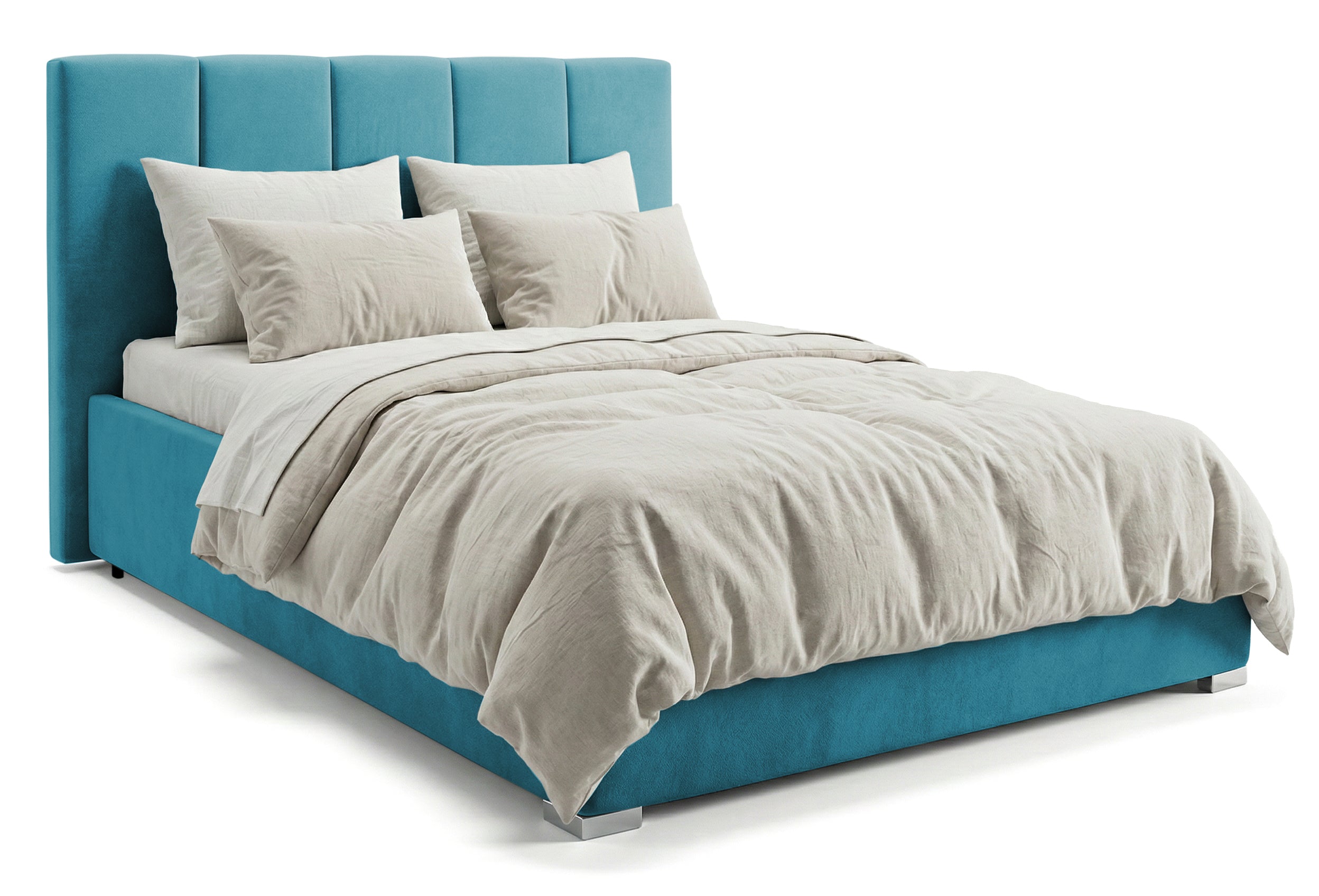 Pat Tapitat Luna, cu Lada Rabatabil, Prestigehome.ro, Prestige, #color_swing-turcoaz