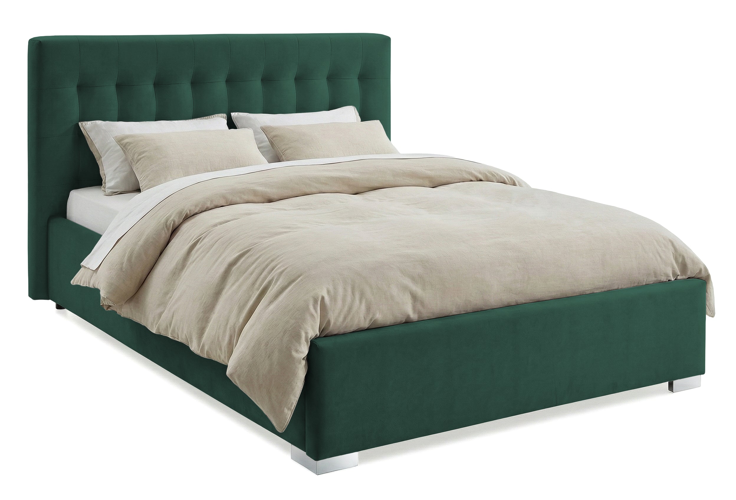 Pat Tapitat Strasbourg, cu Lada Rabatabil, Velur-Menta, Prestigehome.ro, Prestige, #Color_swing-verde