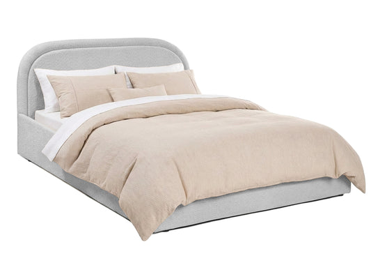 Pat Tapițat Cloud, cu somieră rabatabilă și ladă de depozitare, #color_Anthology-Gri