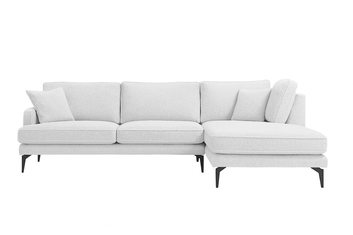 Colțar Fix AZURRO, cu ladă de depozitare, 280x90/180x85 cm - Prestigehome.ro - Colțar - Prestige #color_Gri-Argintiu-Mystery