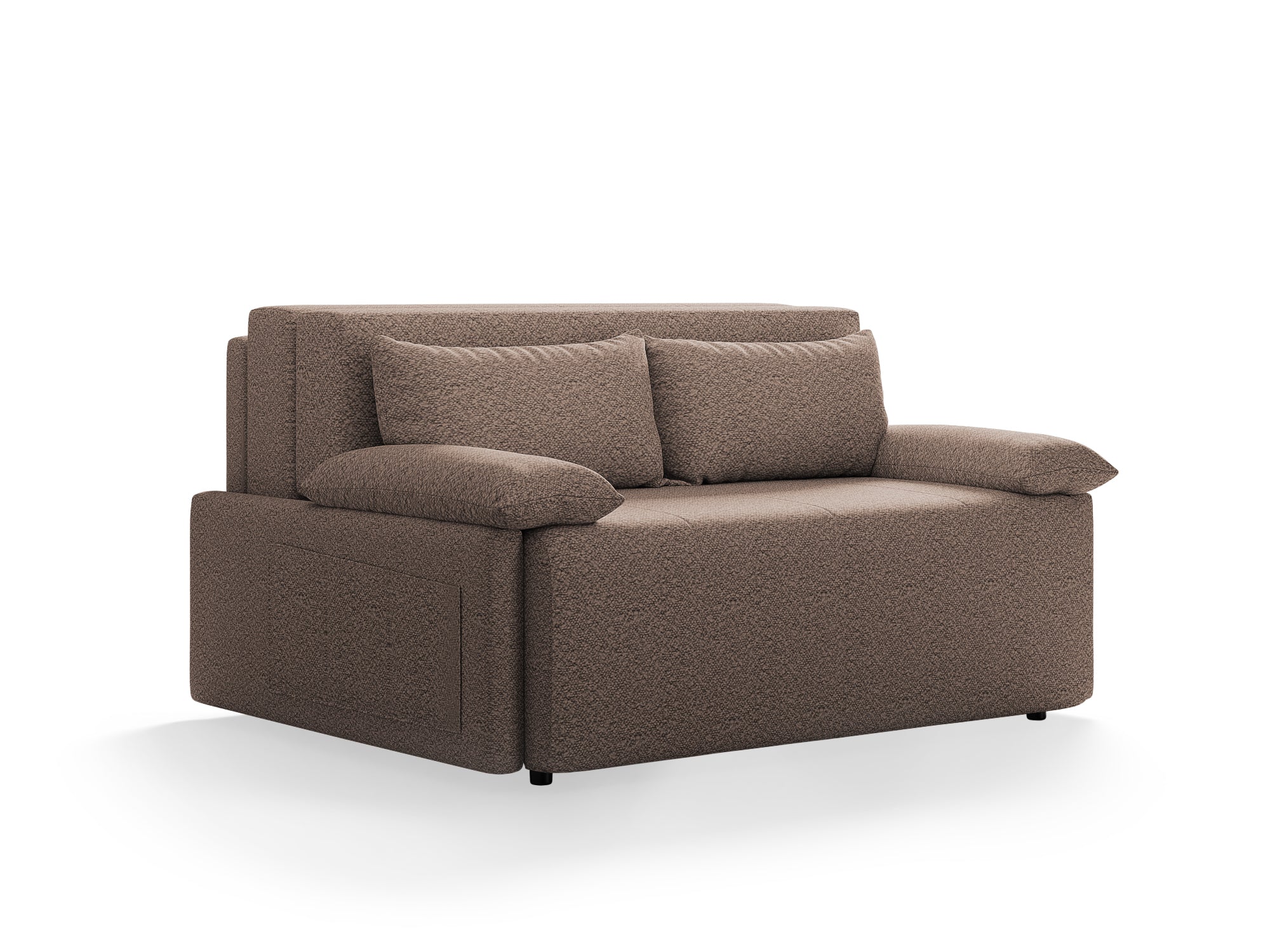 Canapea Extensibilă 2 locuri OSLO, 154x122x90 cm, taupe - Outlet