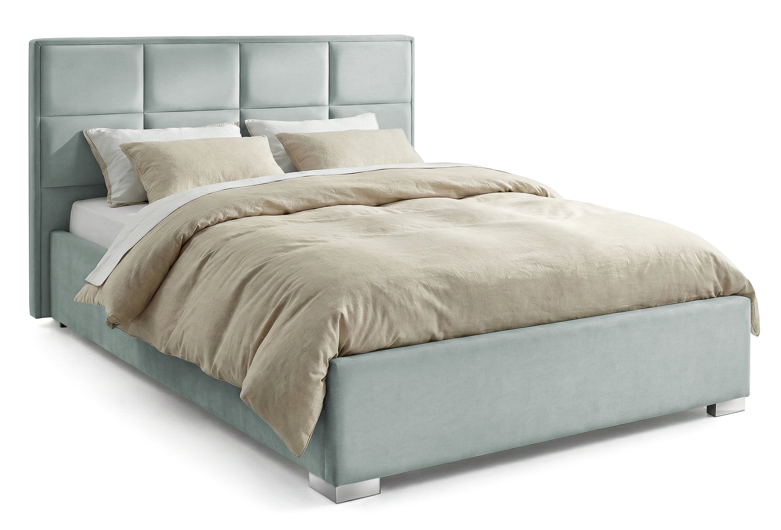 Pat Tapitat Melbourne, cu Lada Rabatabil, Menta, Prestigehome.ro, Prestige, #color_swing-menta