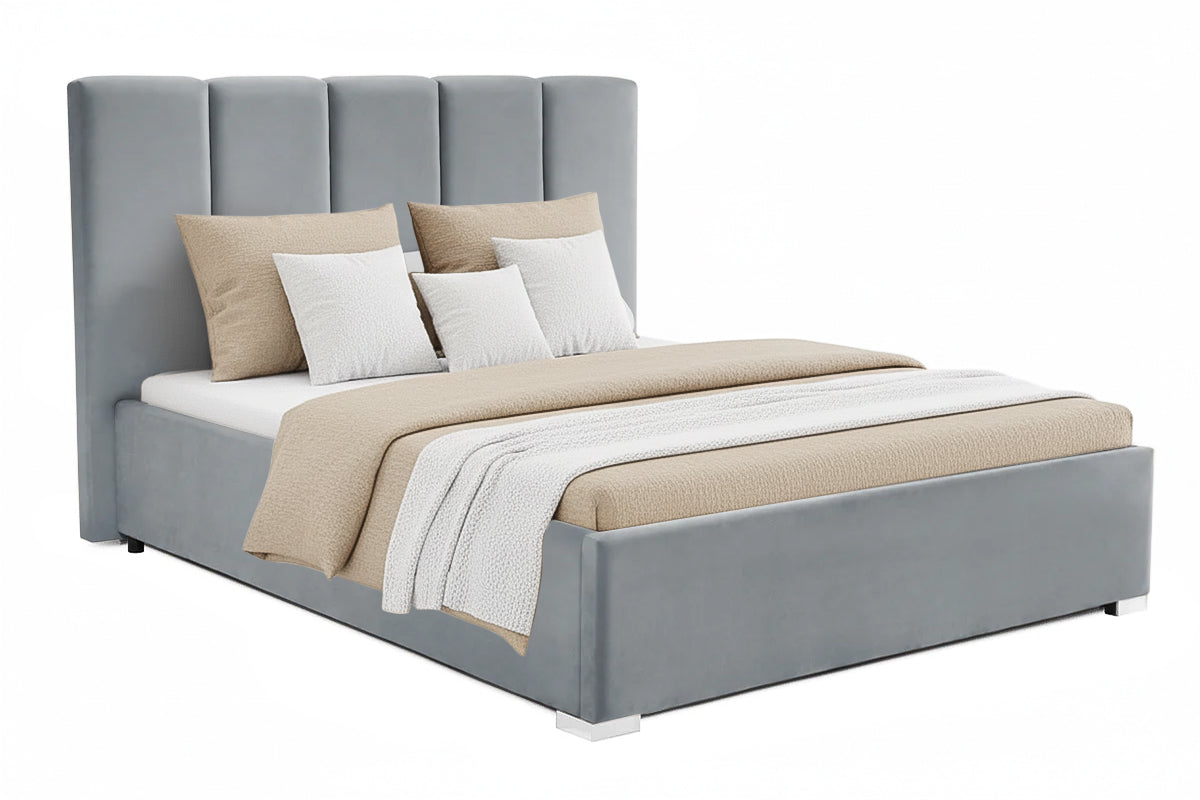 Pat Tapitat Luna, cu Lada Rabatabil, Prestigehome.ro, Prestige, #color_swing-gri