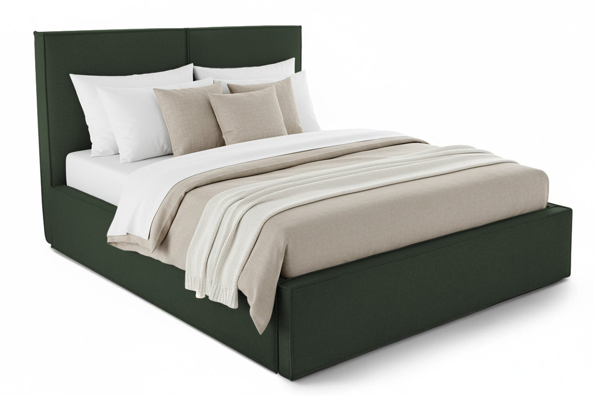 Pat Tapițat Monalisa, cu somieră rabatabilă și ladă depozitare